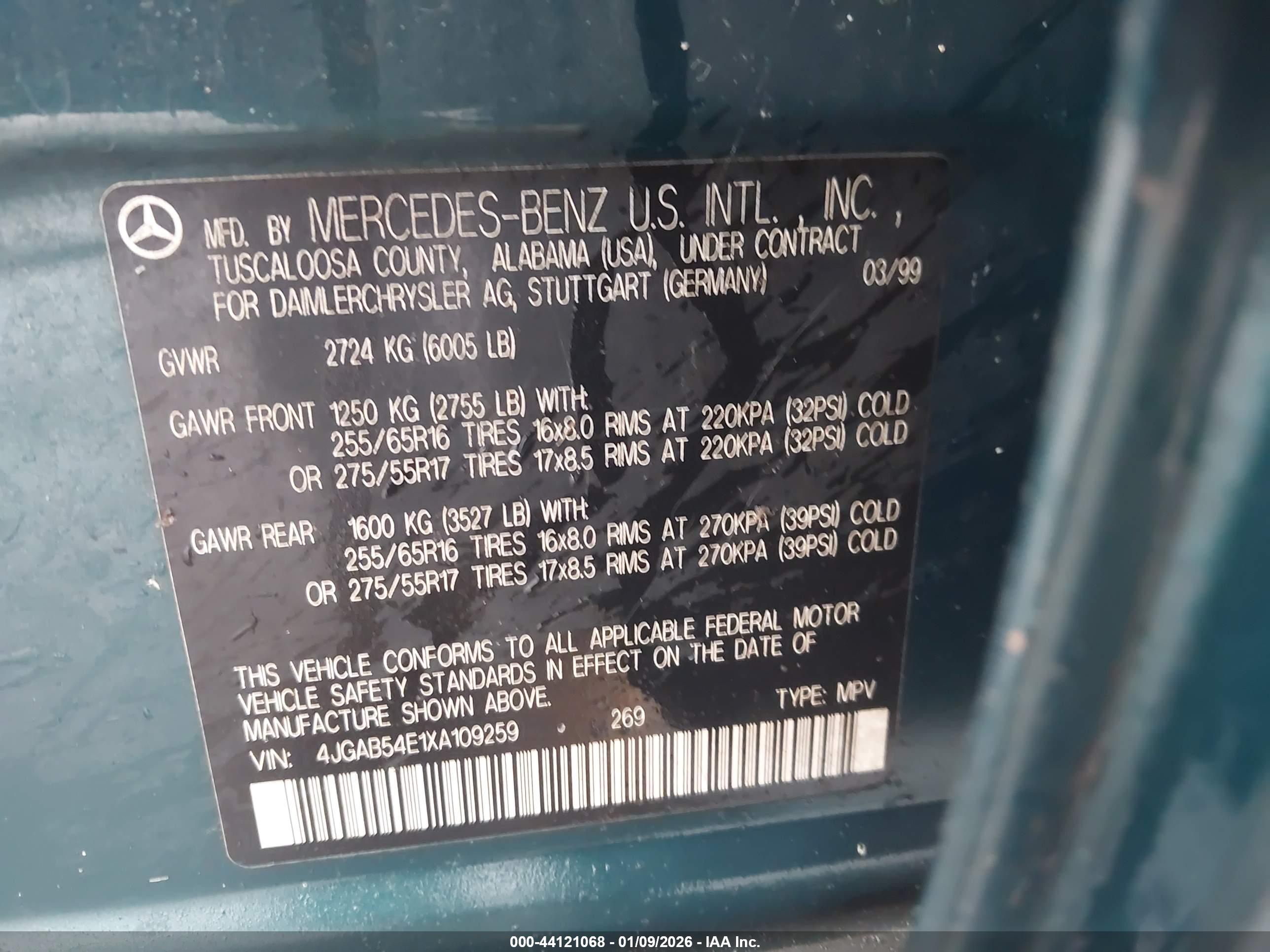 MERCEDES-BENZ ML image 9