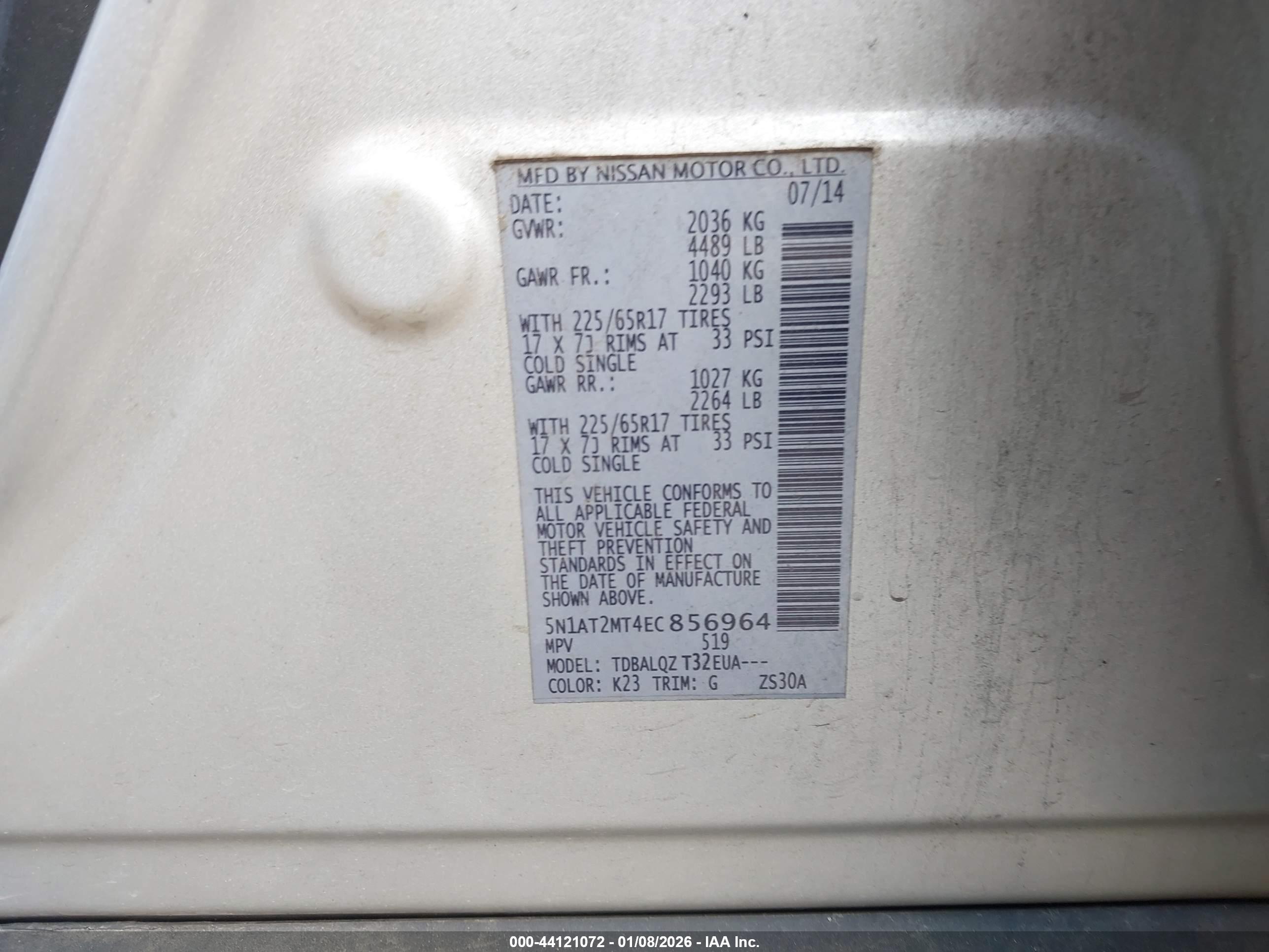 NISSAN ROGUE image 9