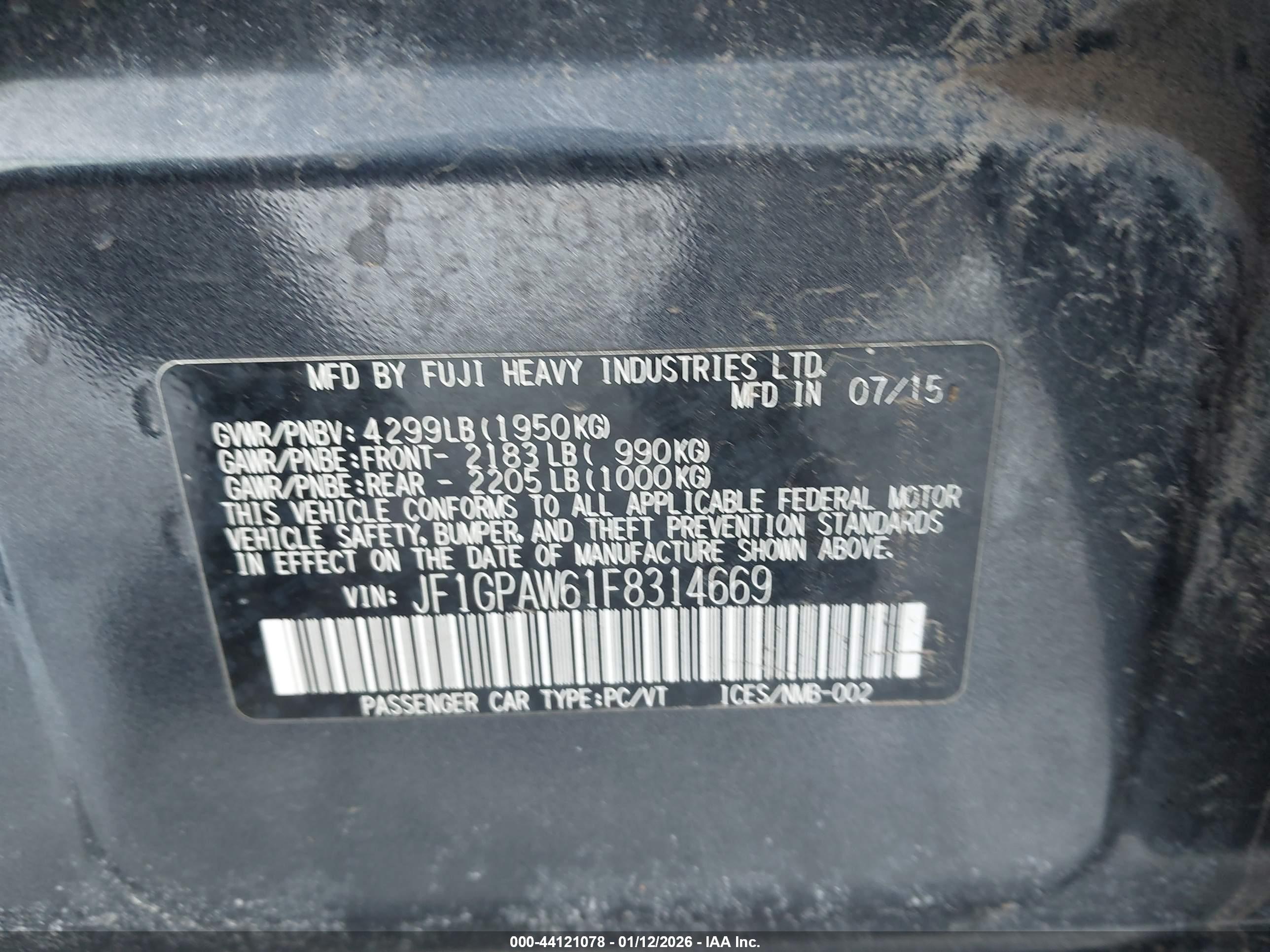 SUBARU IMPREZA image 9