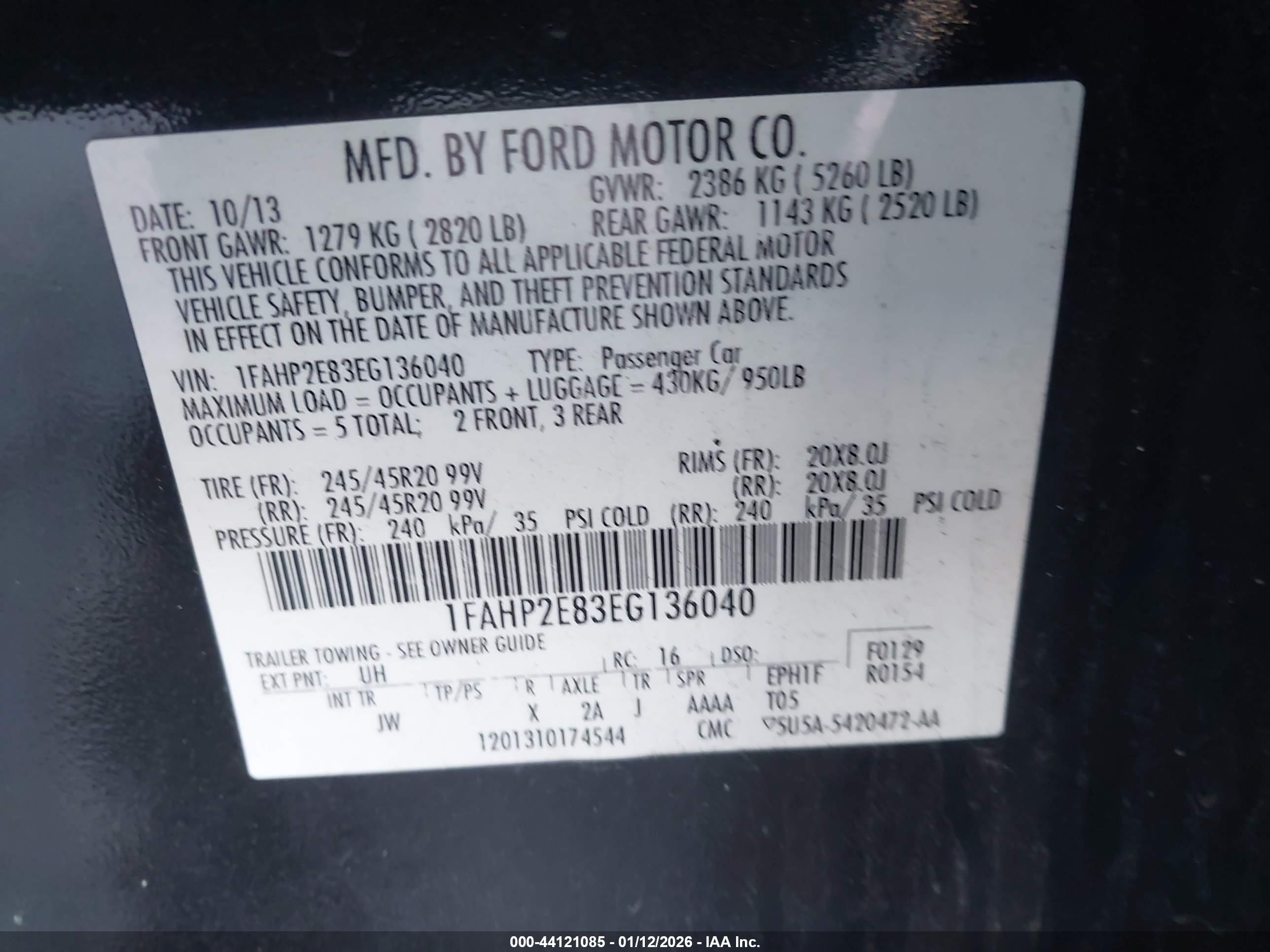 FORD TAURUS image 9