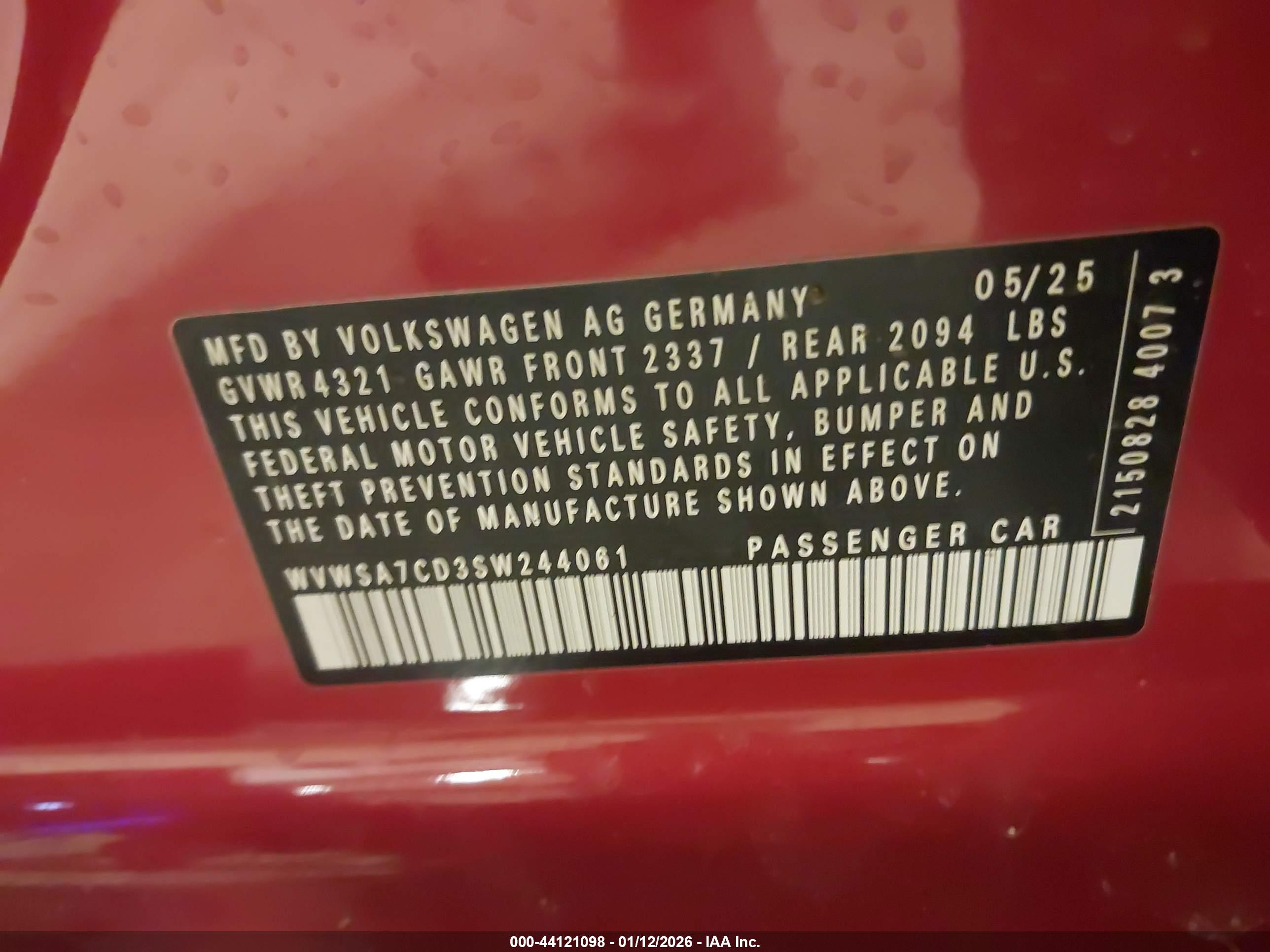 VOLKSWAGEN GOLF image 9