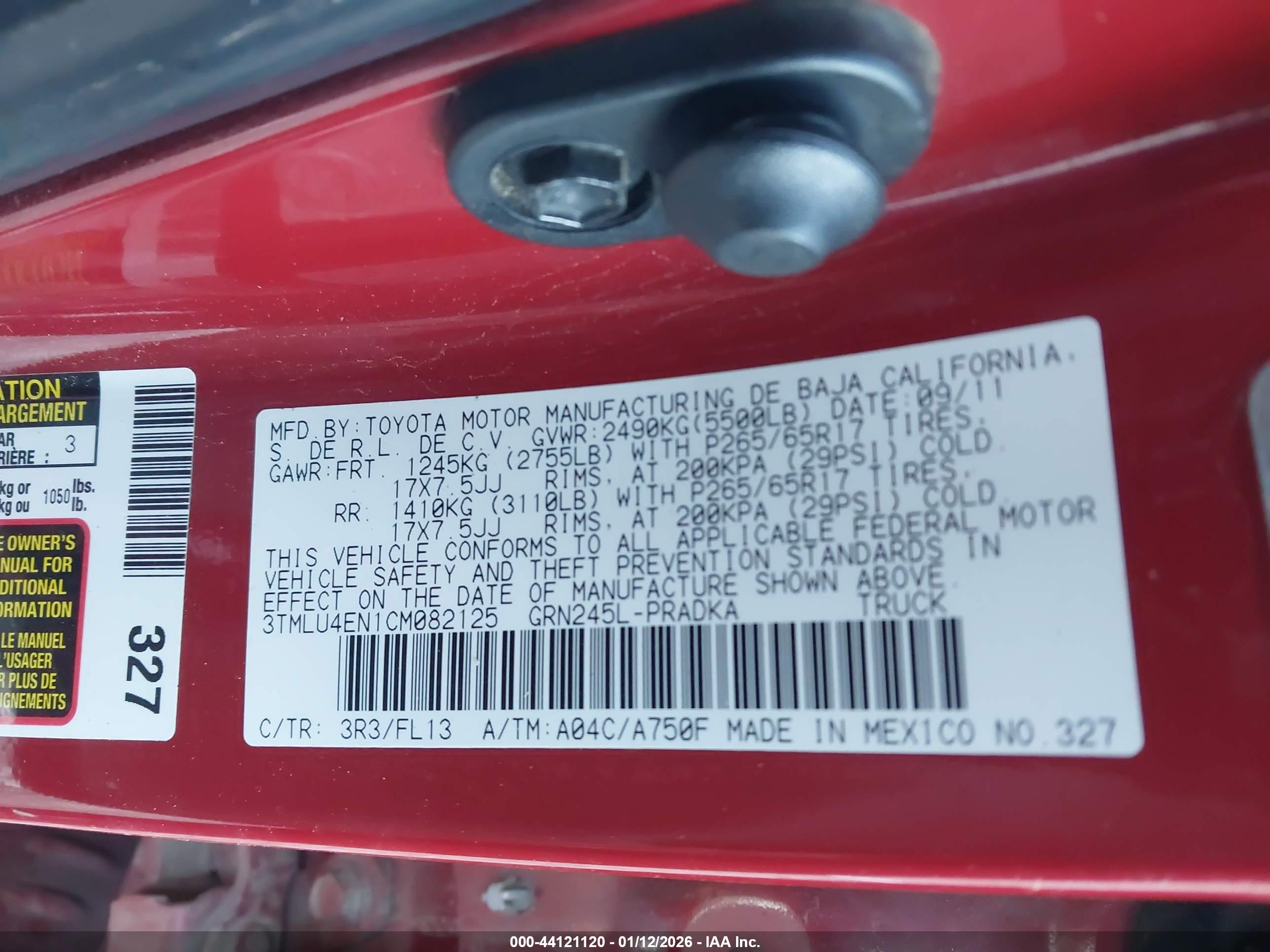 TOYOTA TACOMA image 9
