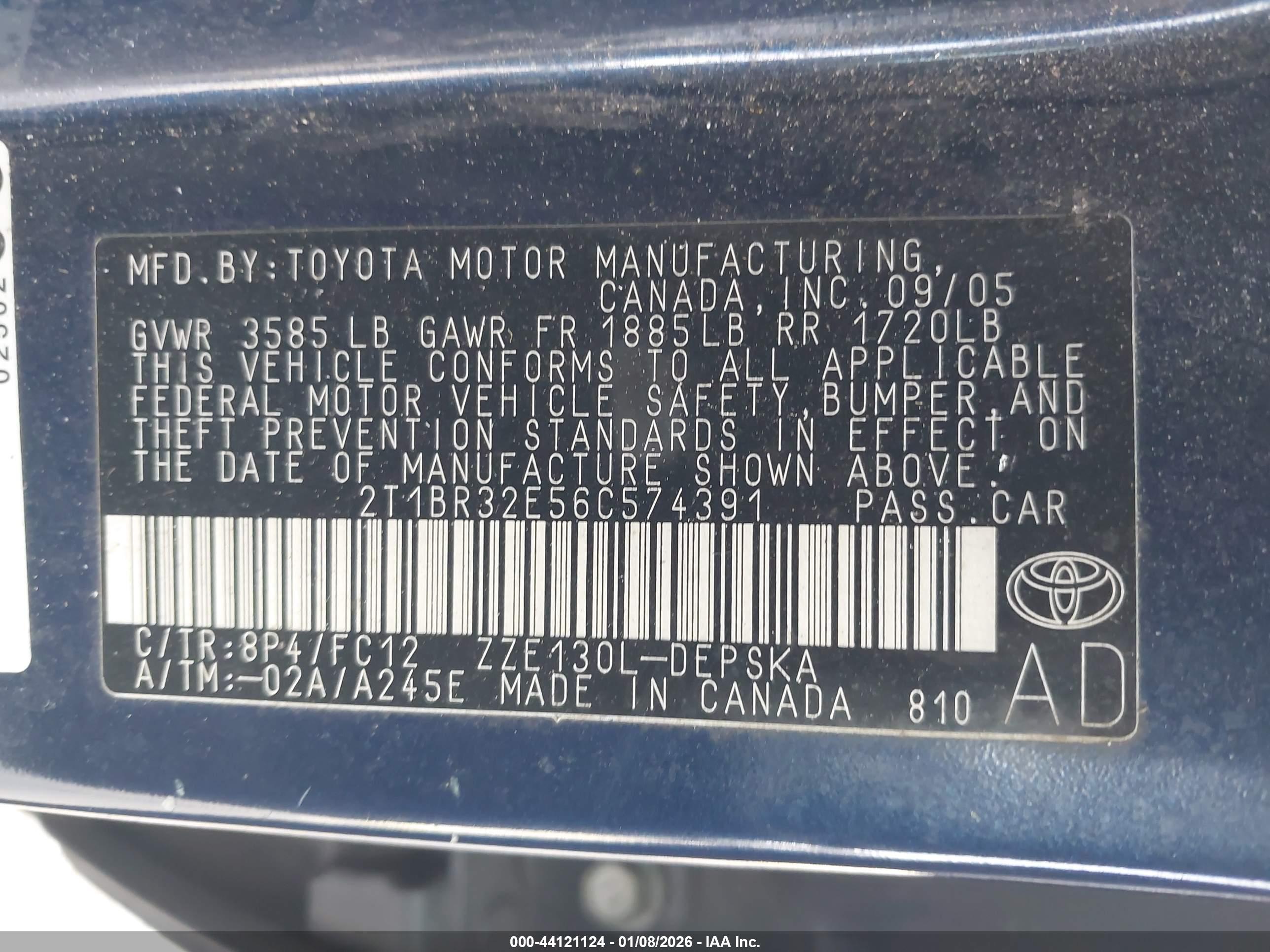 TOYOTA COROLLA image 9