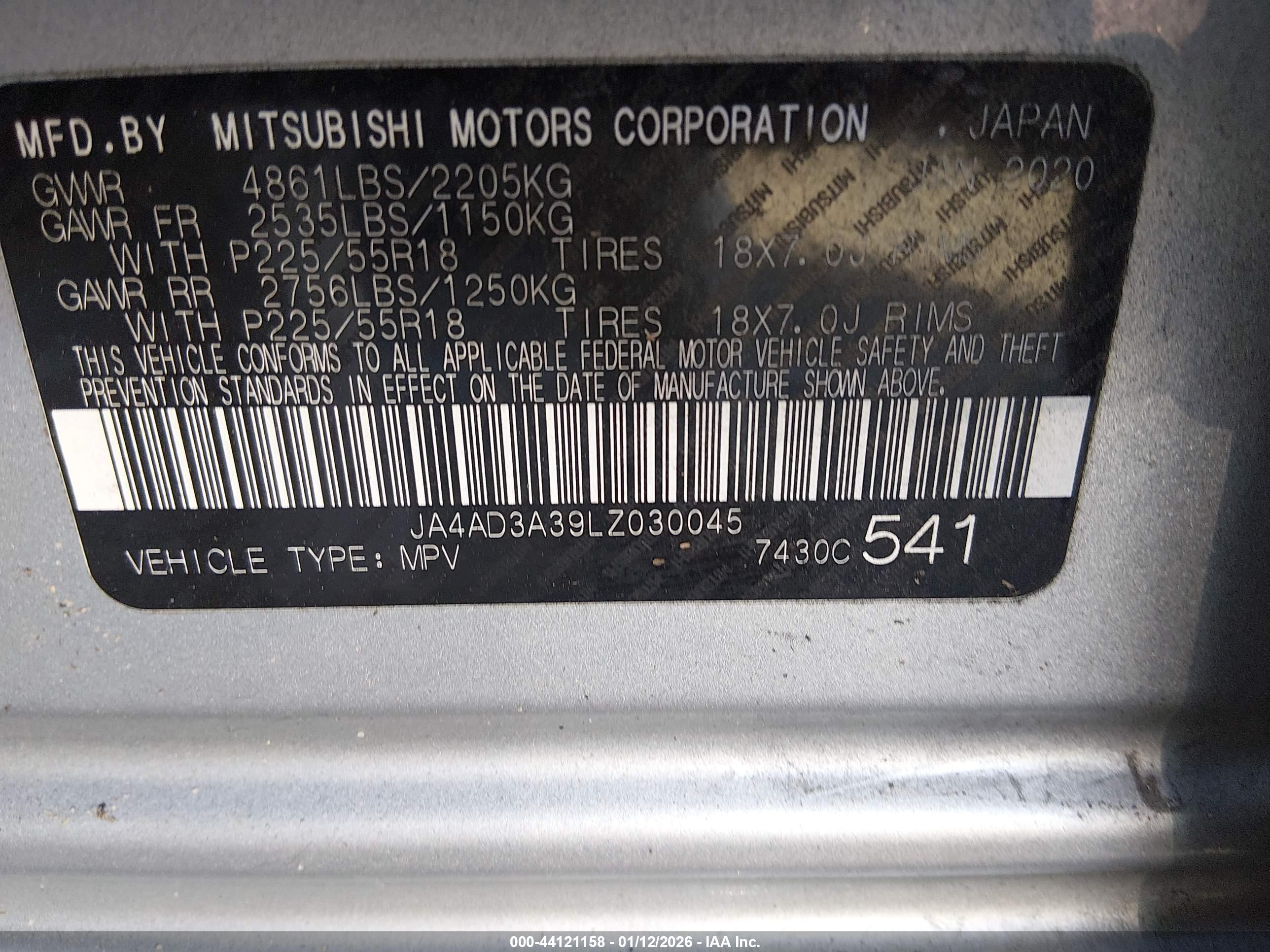 MITSUBISHI OUTLANDER image 9