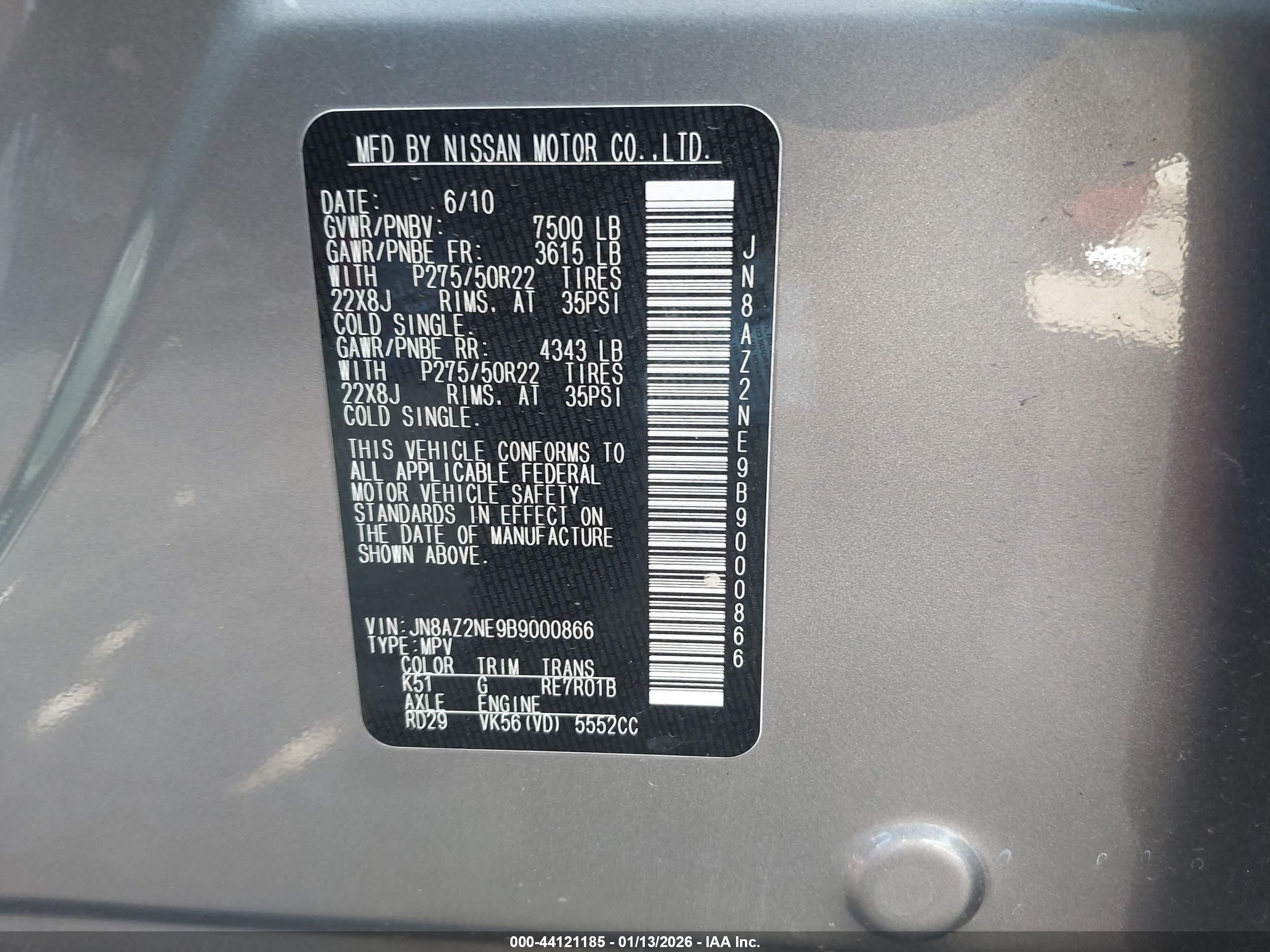 INFINITI QX56 image 9