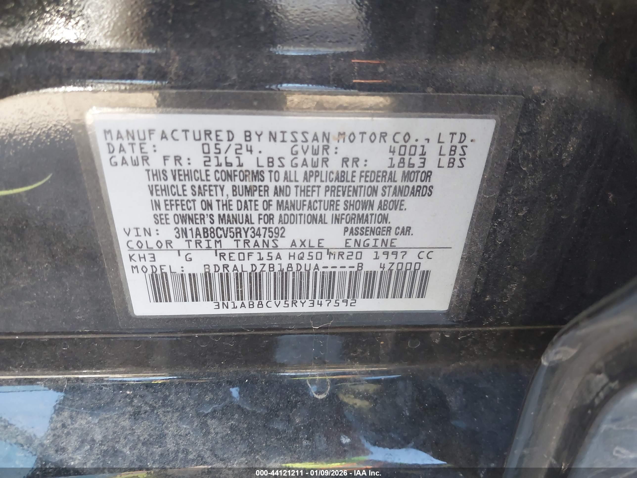 NISSAN SENTRA image 9