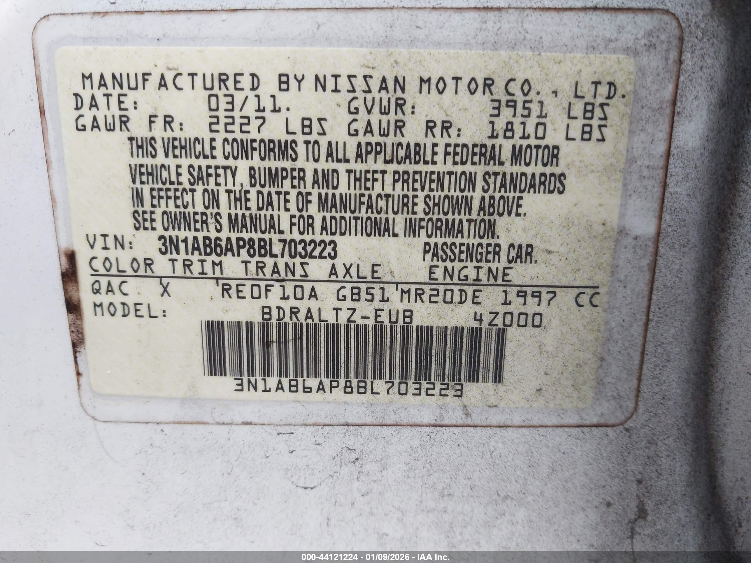NISSAN SENTRA image 9
