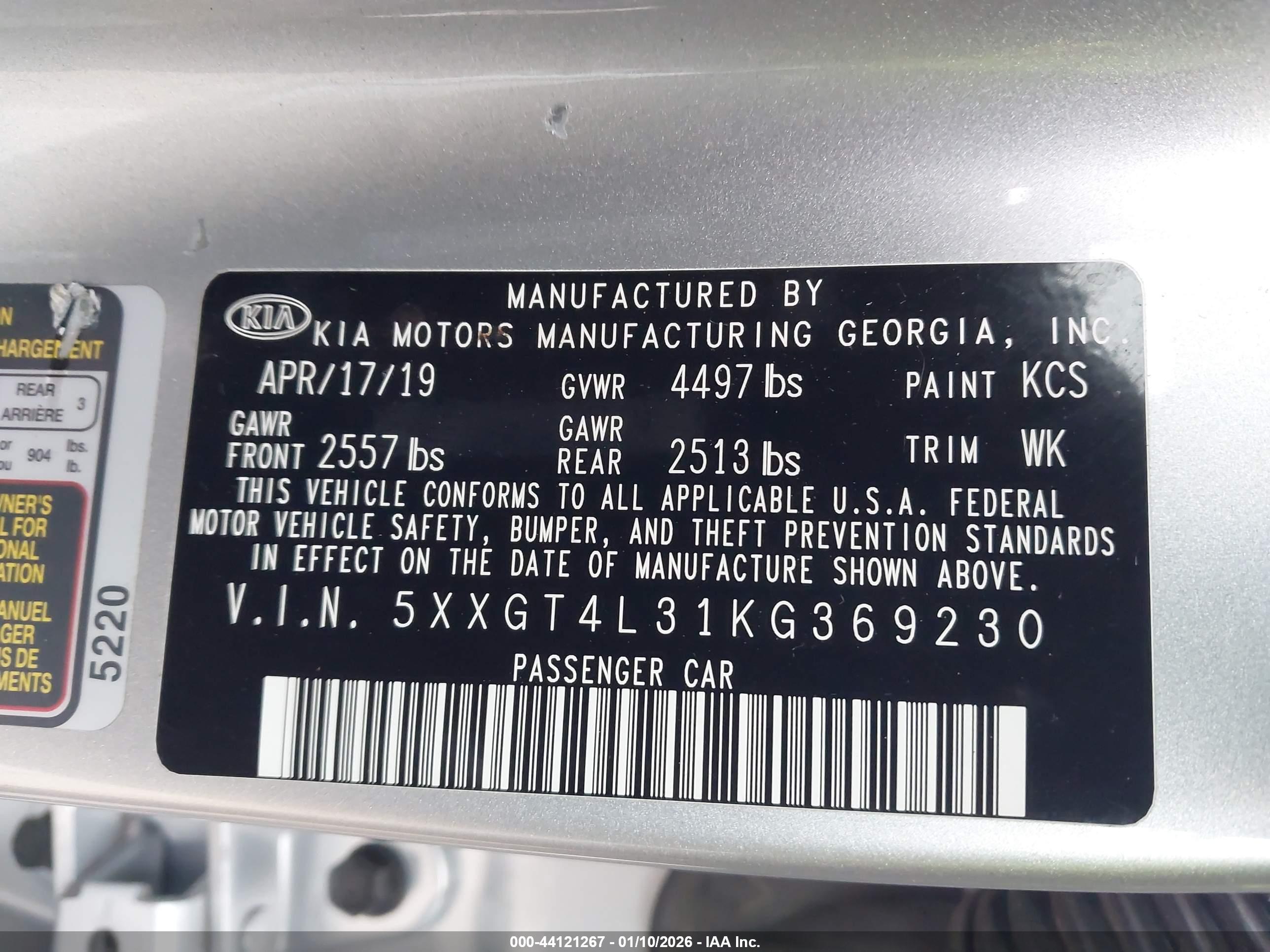 KIA OPTIMA image 9