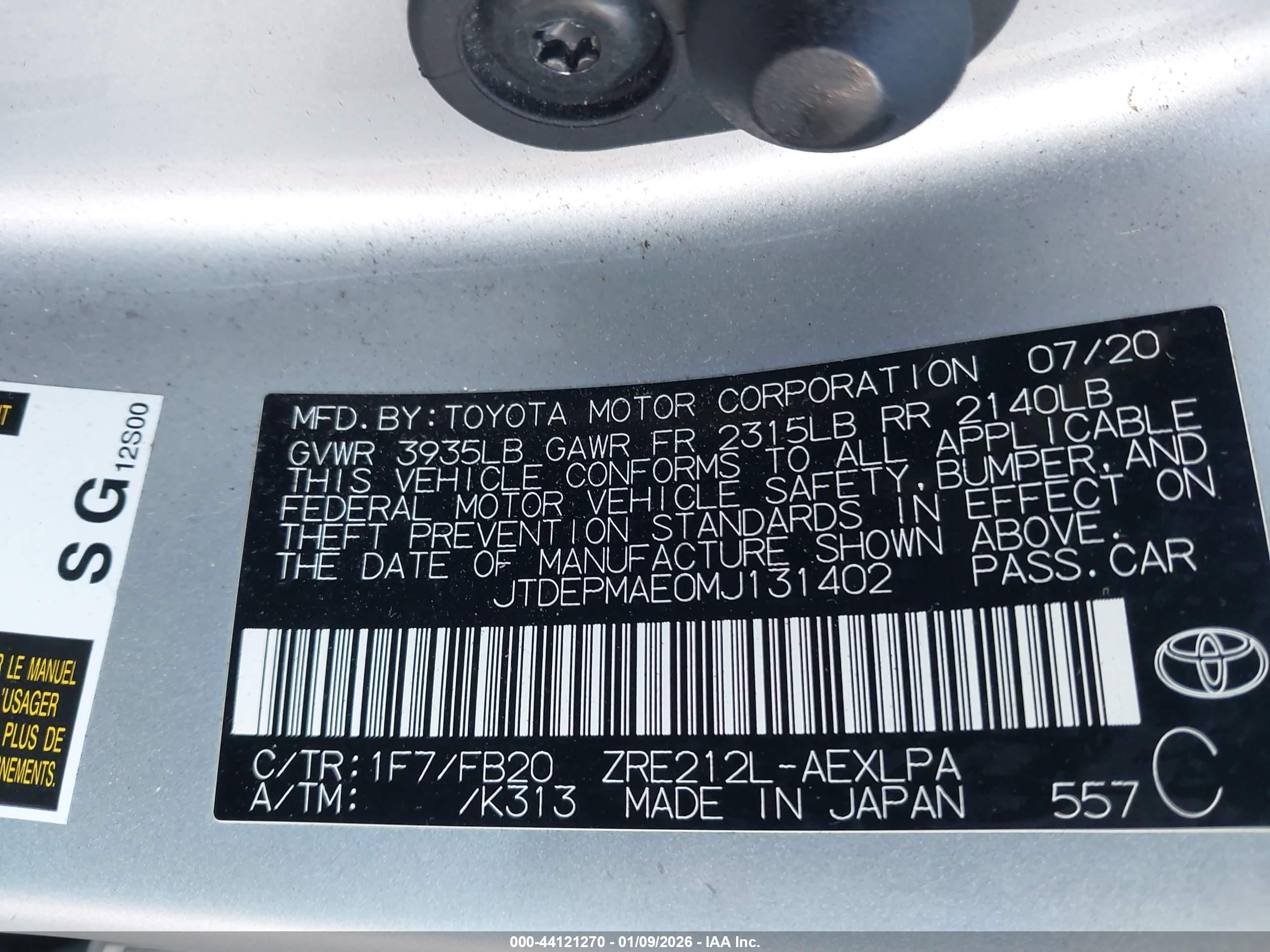 TOYOTA COROLLA image 9