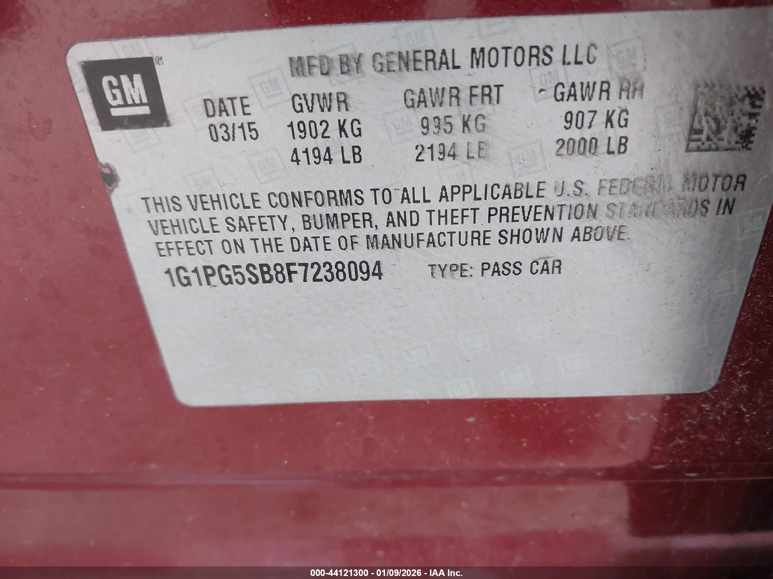CHEVROLET CRUZE image 9