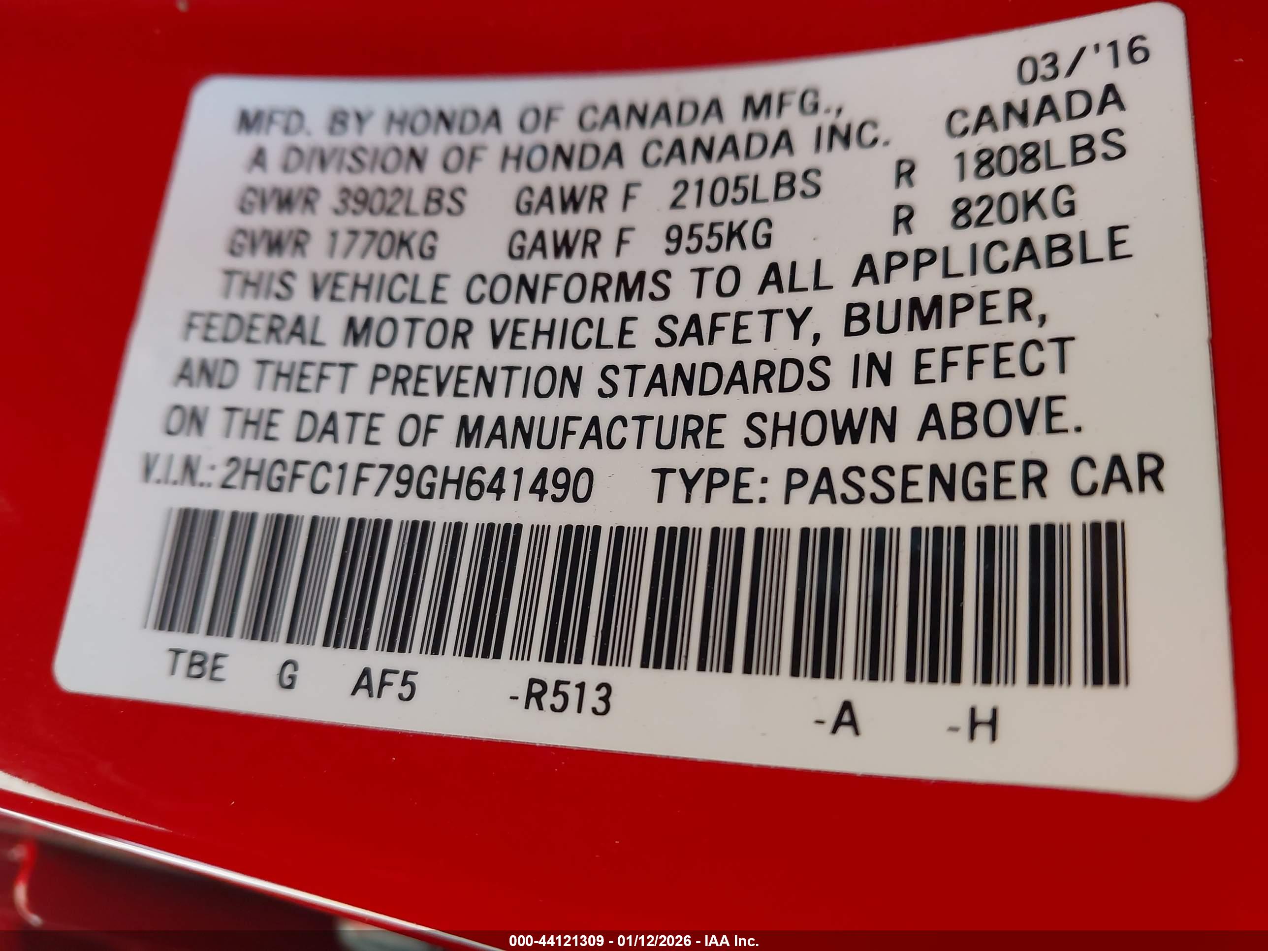 HONDA CIVIC image 9