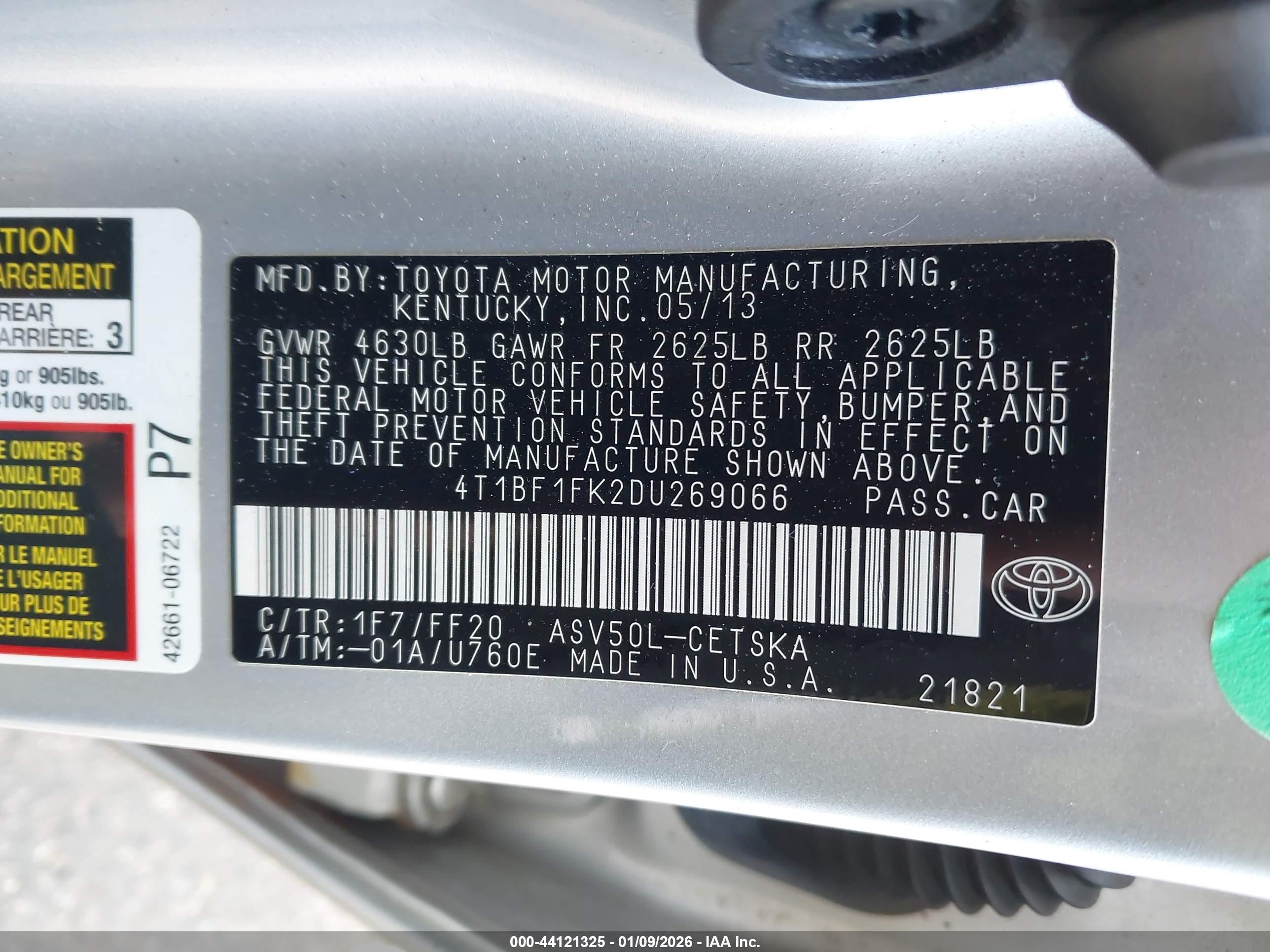 TOYOTA CAMRY image 9