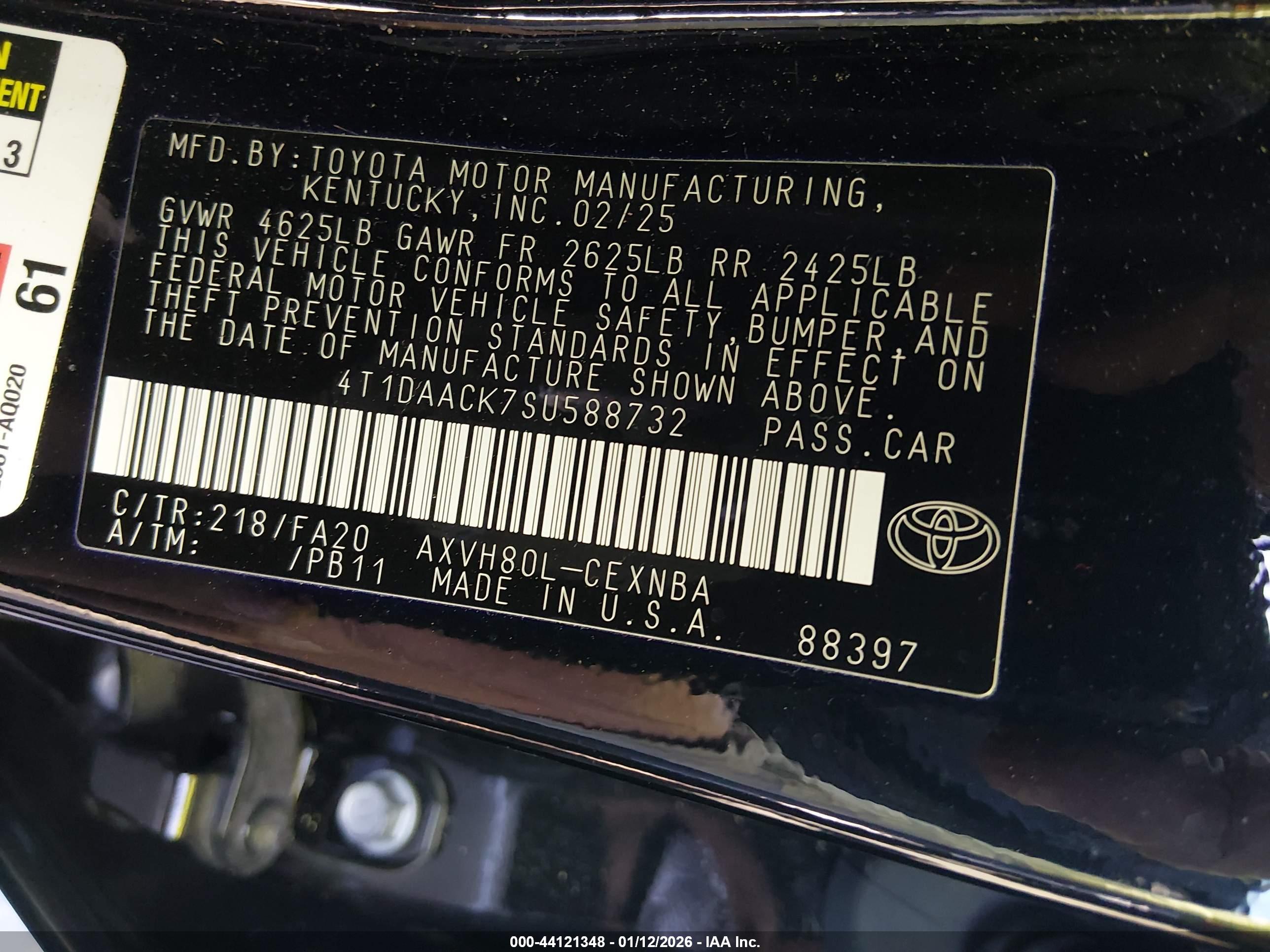 TOYOTA CAMRY image 9