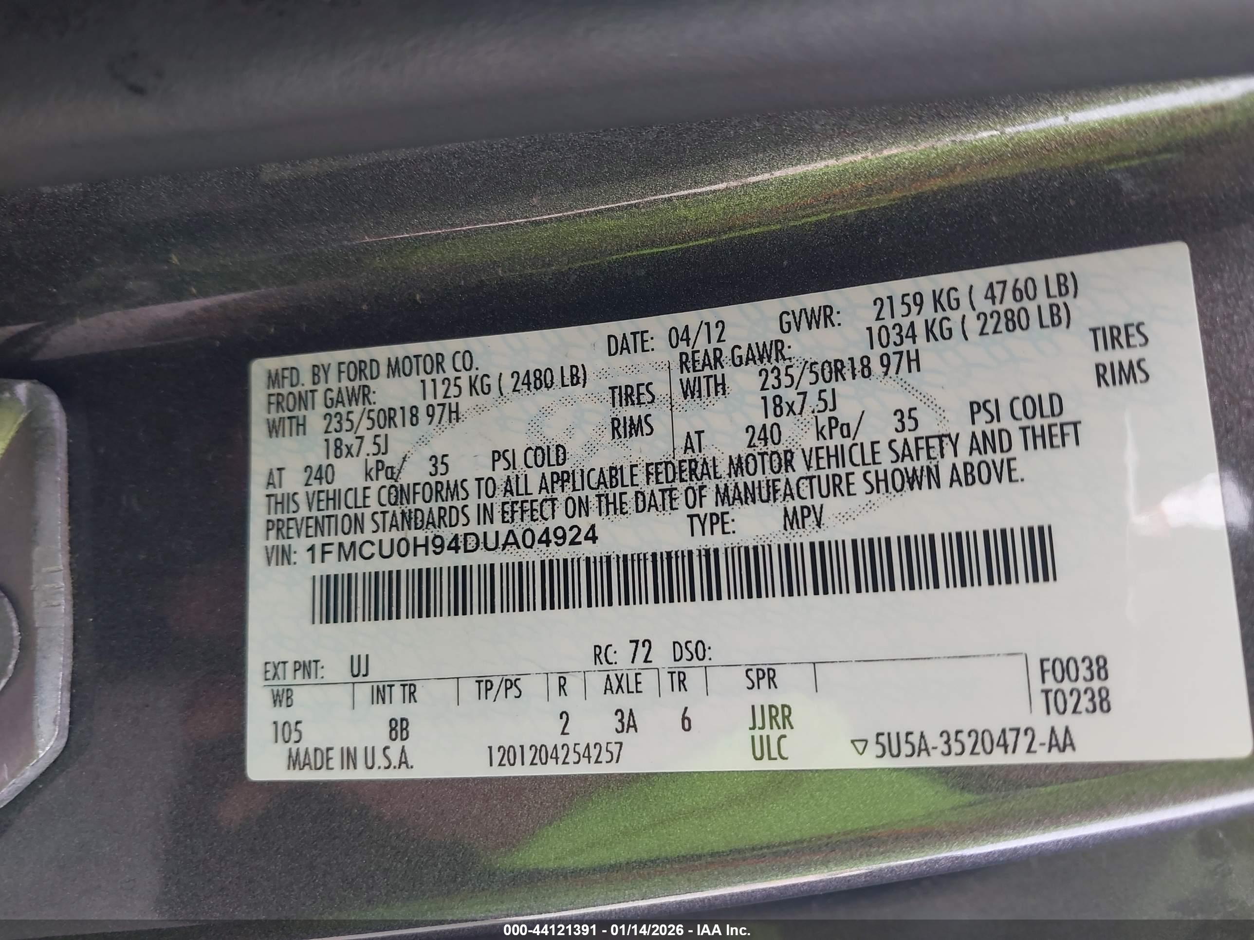 FORD ESCAPE image 9
