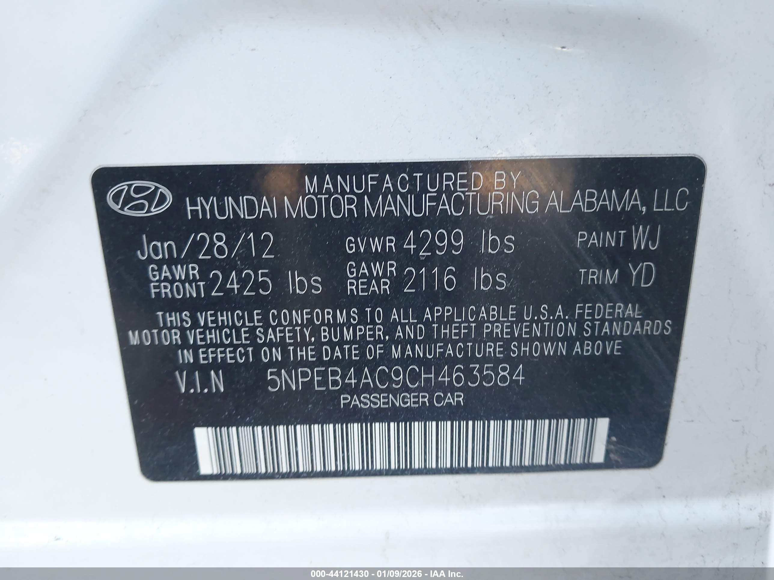 HYUNDAI SONATA image 9