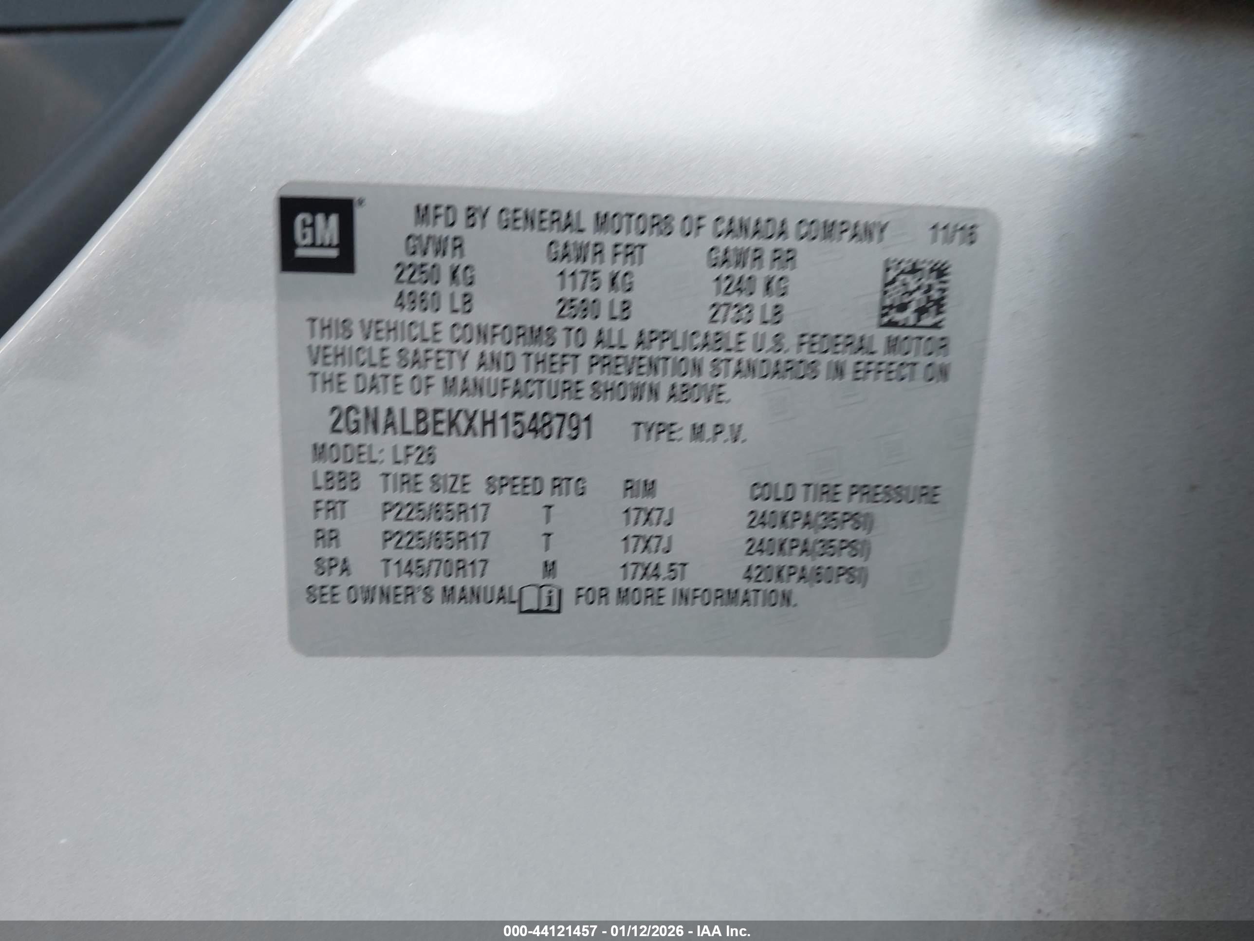 CHEVROLET EQUINOX image 9