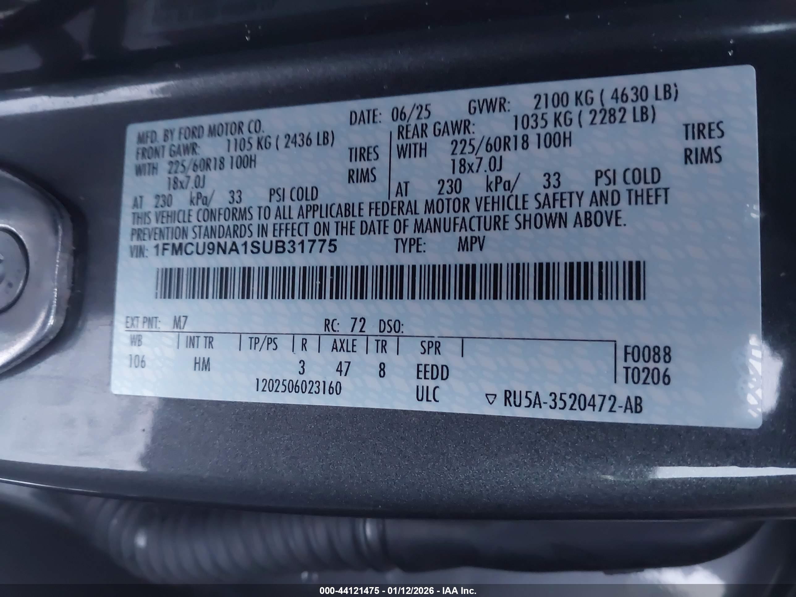 FORD ESCAPE image 9