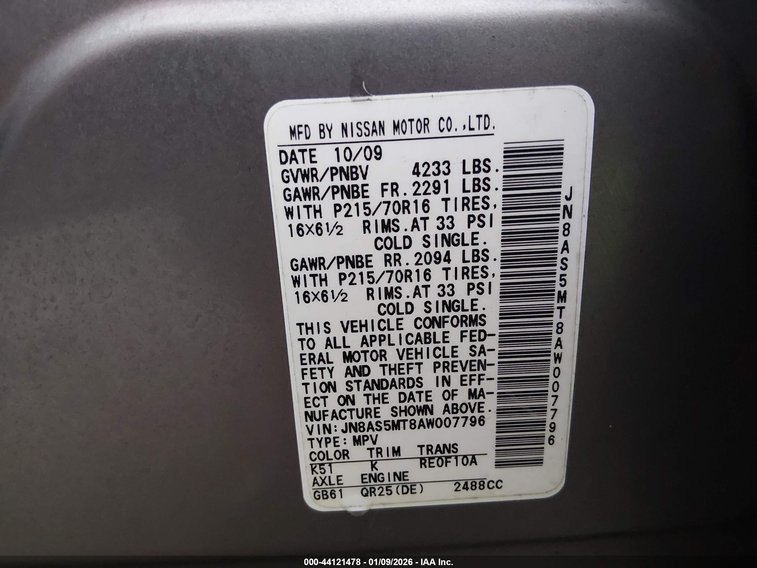 NISSAN ROGUE image 9
