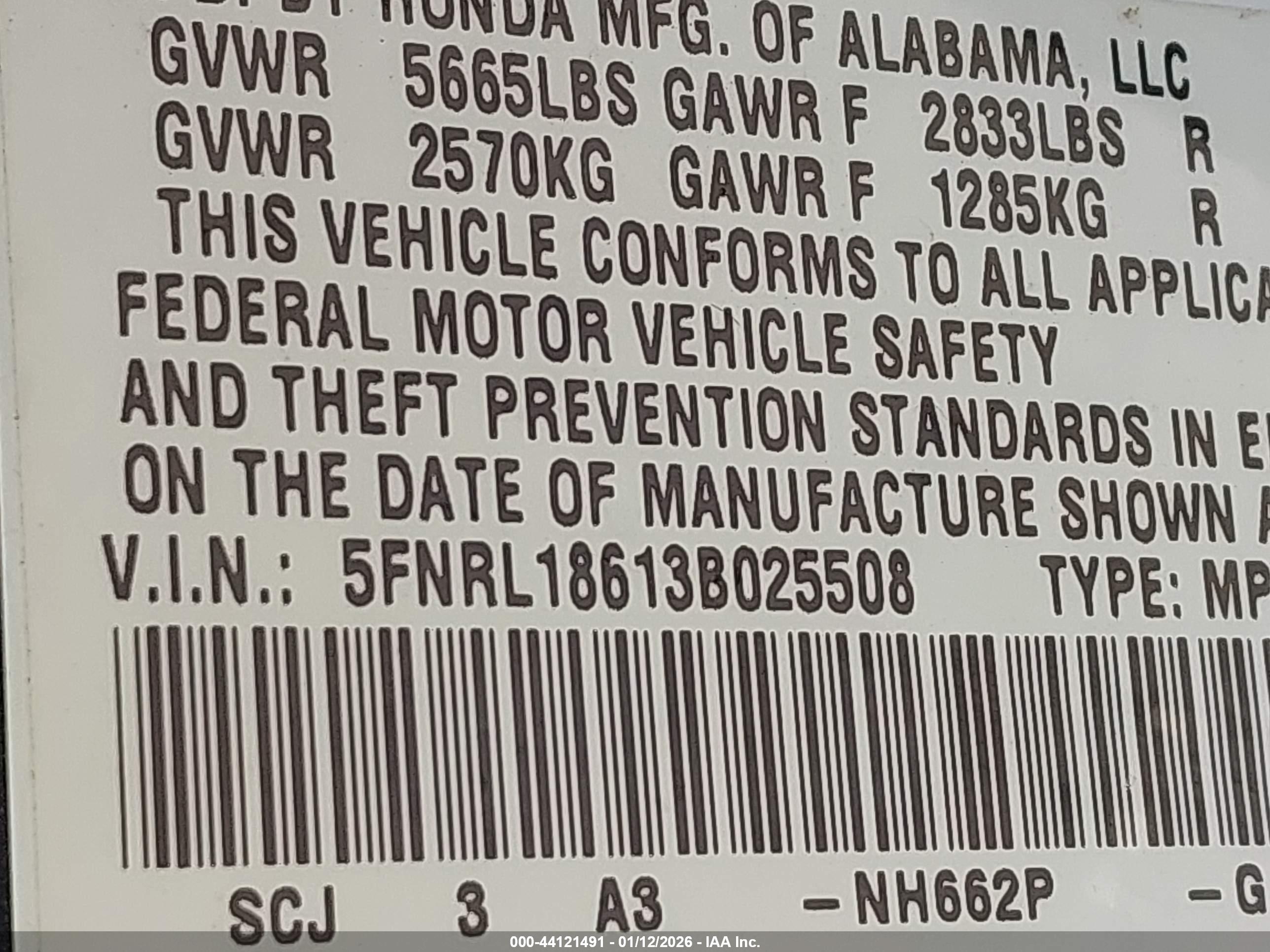 HONDA ODYSSEY image 9