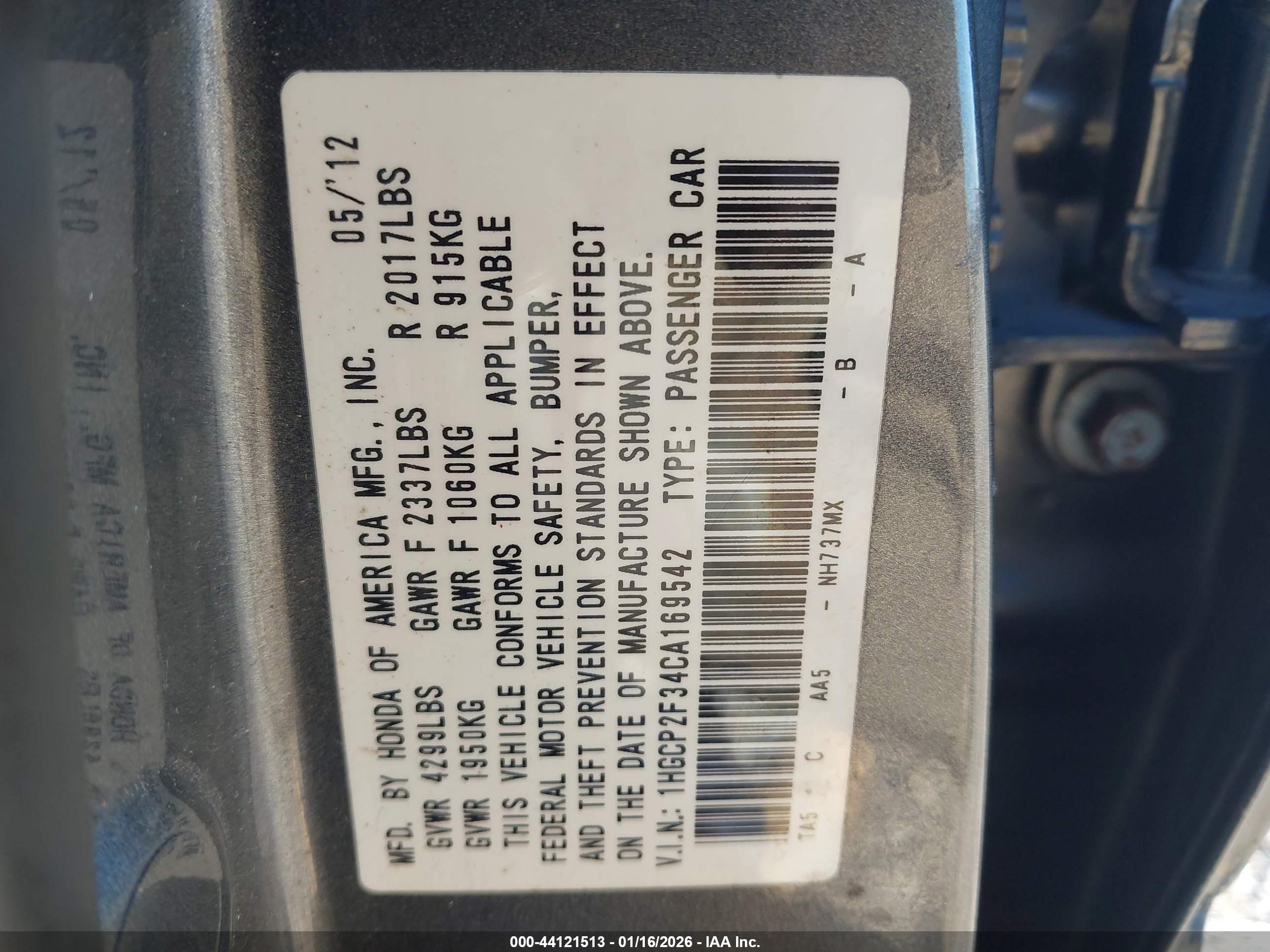 HONDA ACCORD image 9