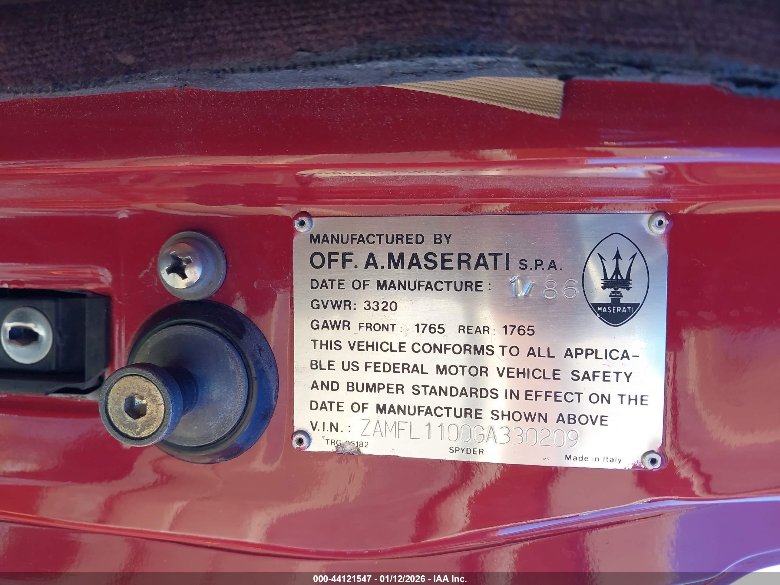 MASERATI SPYDER image 9