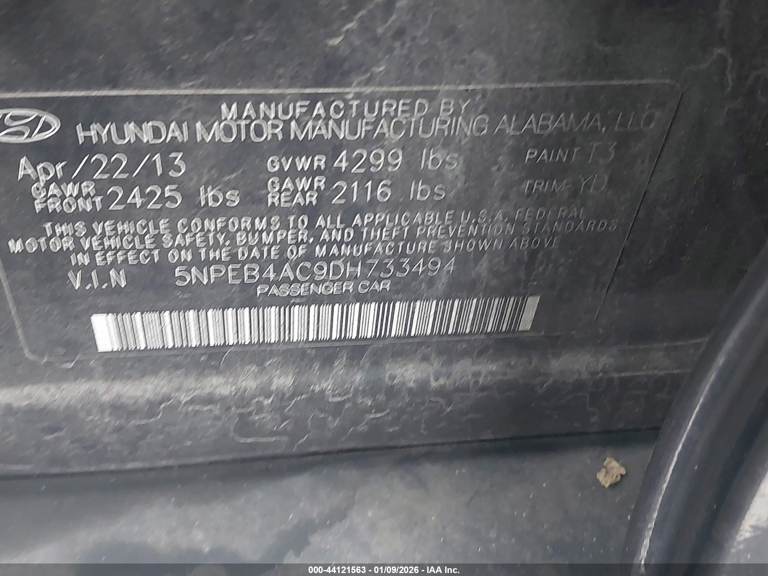 HYUNDAI SONATA image 9