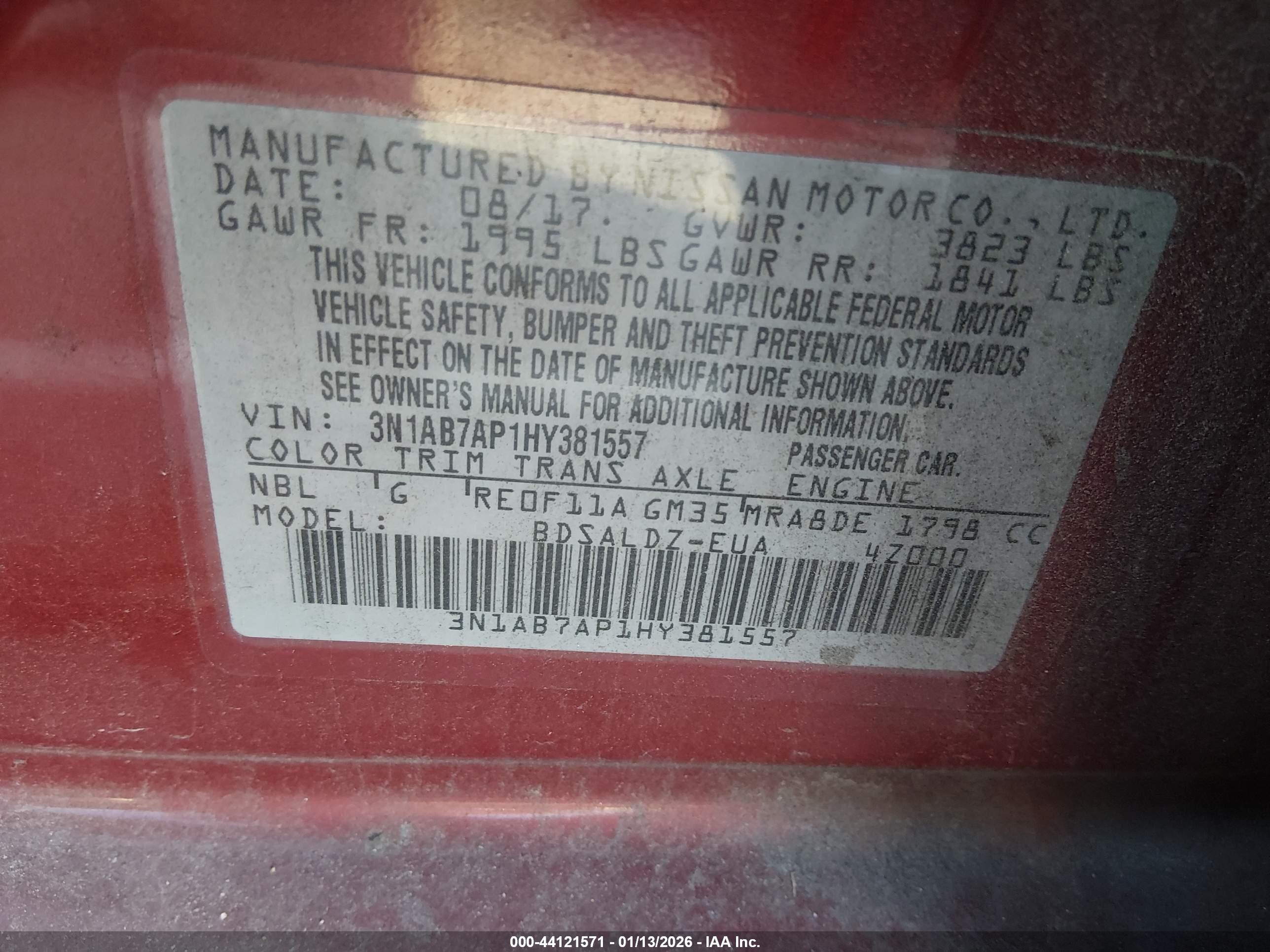 NISSAN SENTRA image 9