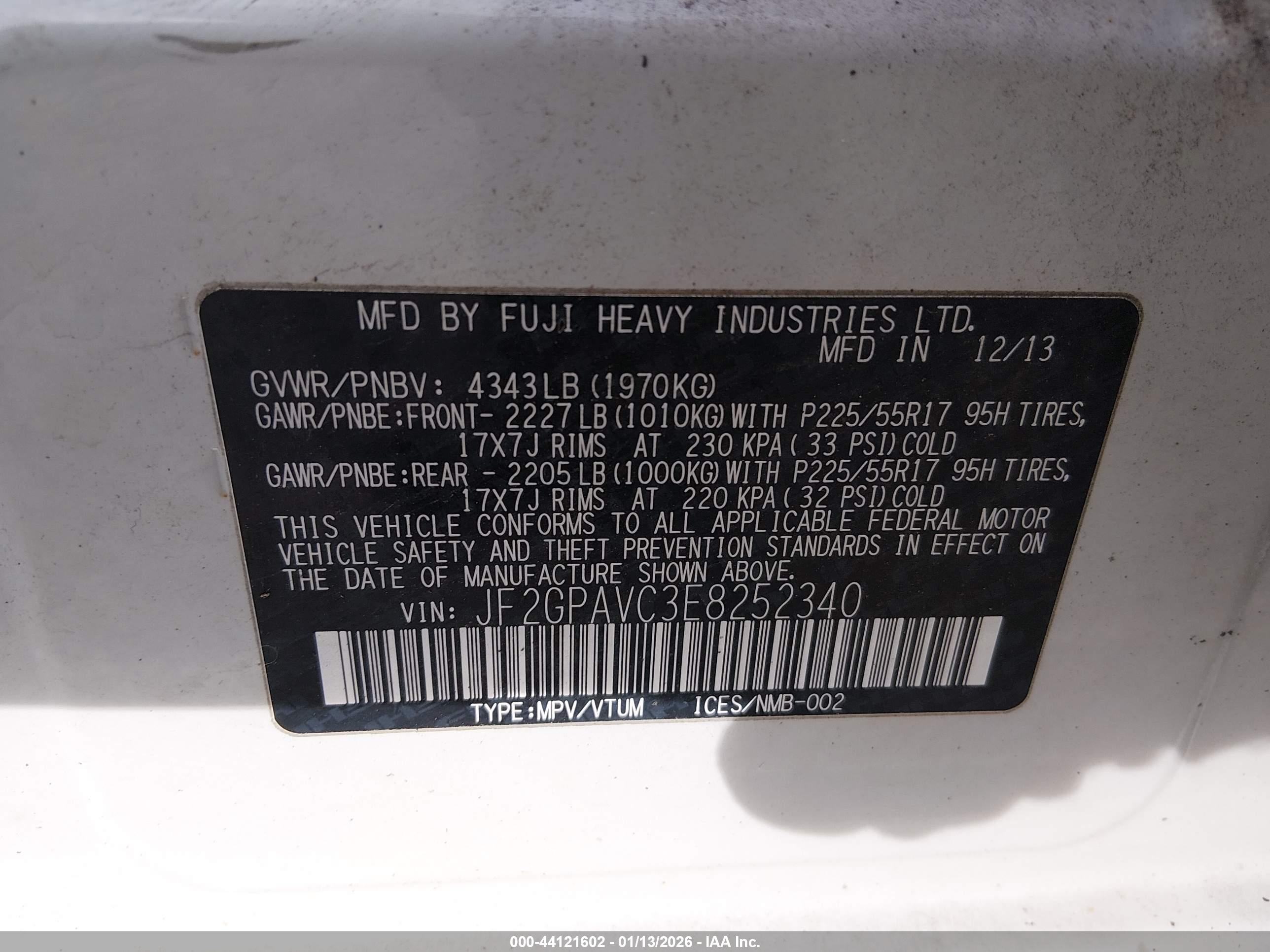 SUBARU XV image 9