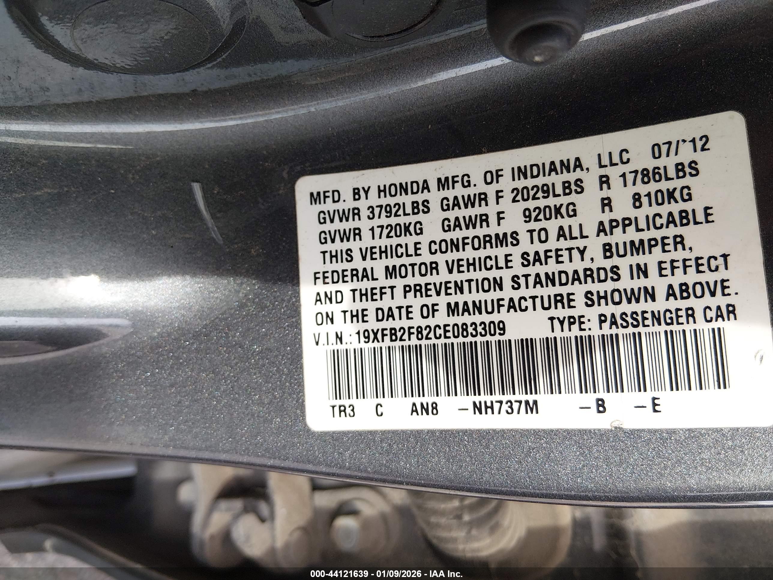 HONDA CIVIC image 9