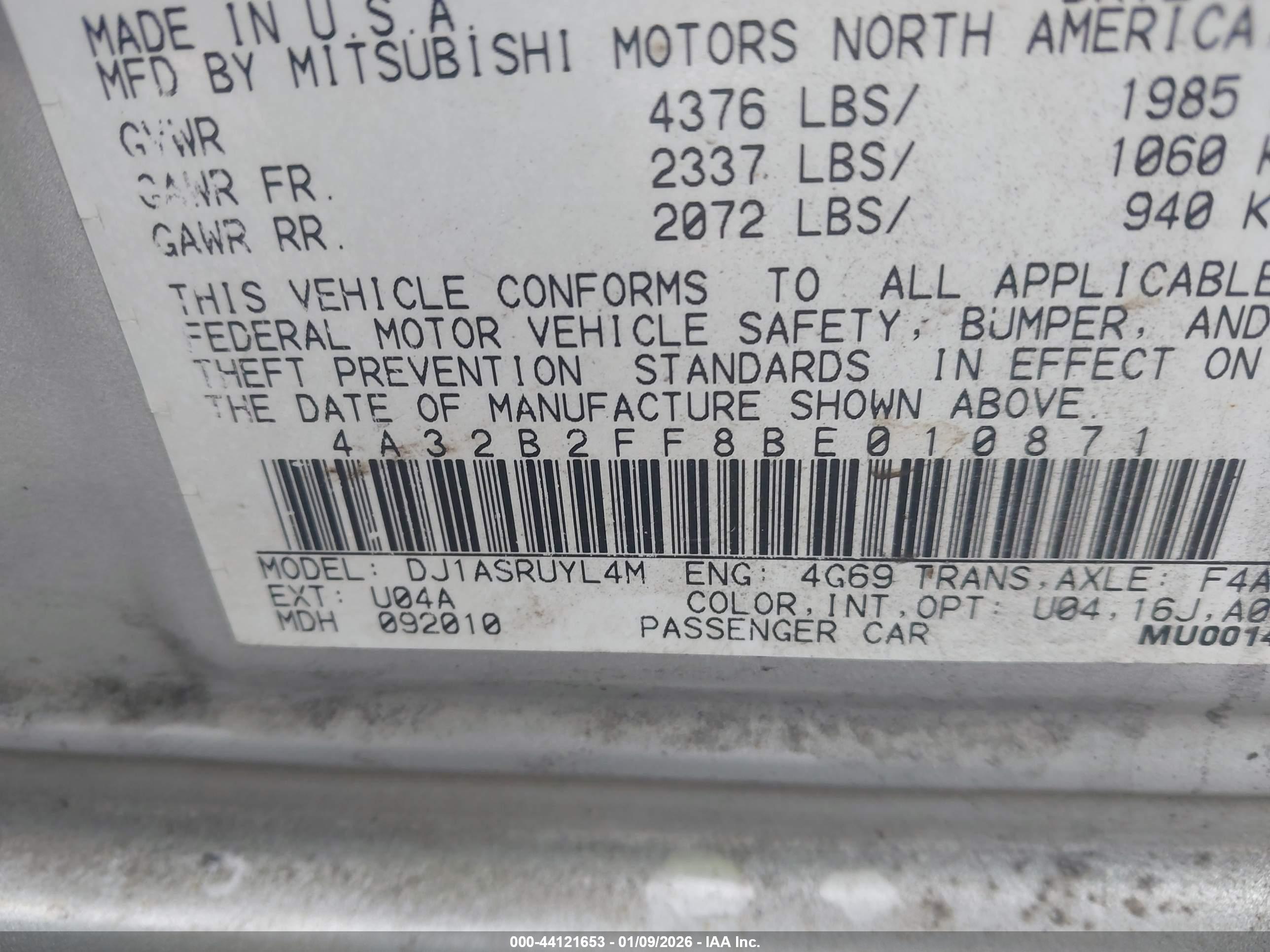 MITSUBISHI GALANT image 9