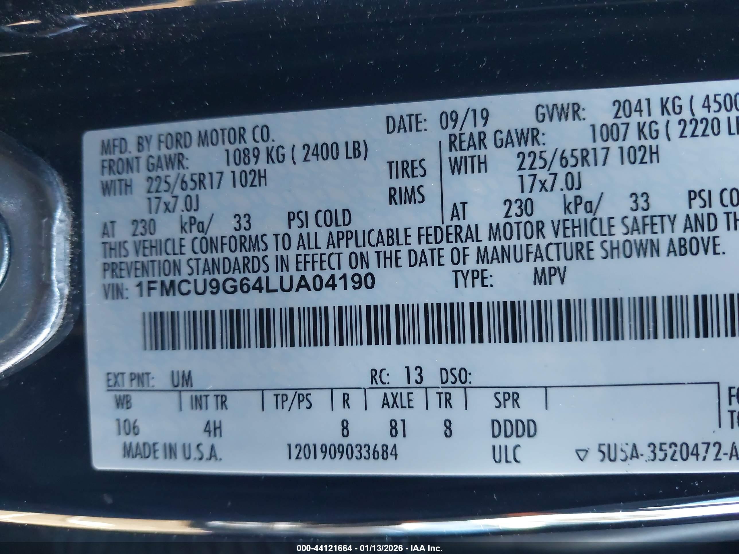 FORD ESCAPE image 9