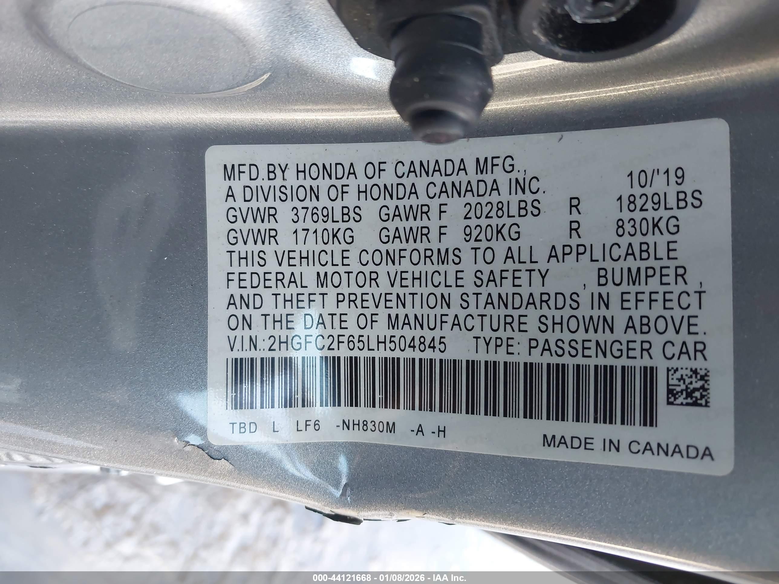HONDA CIVIC image 9