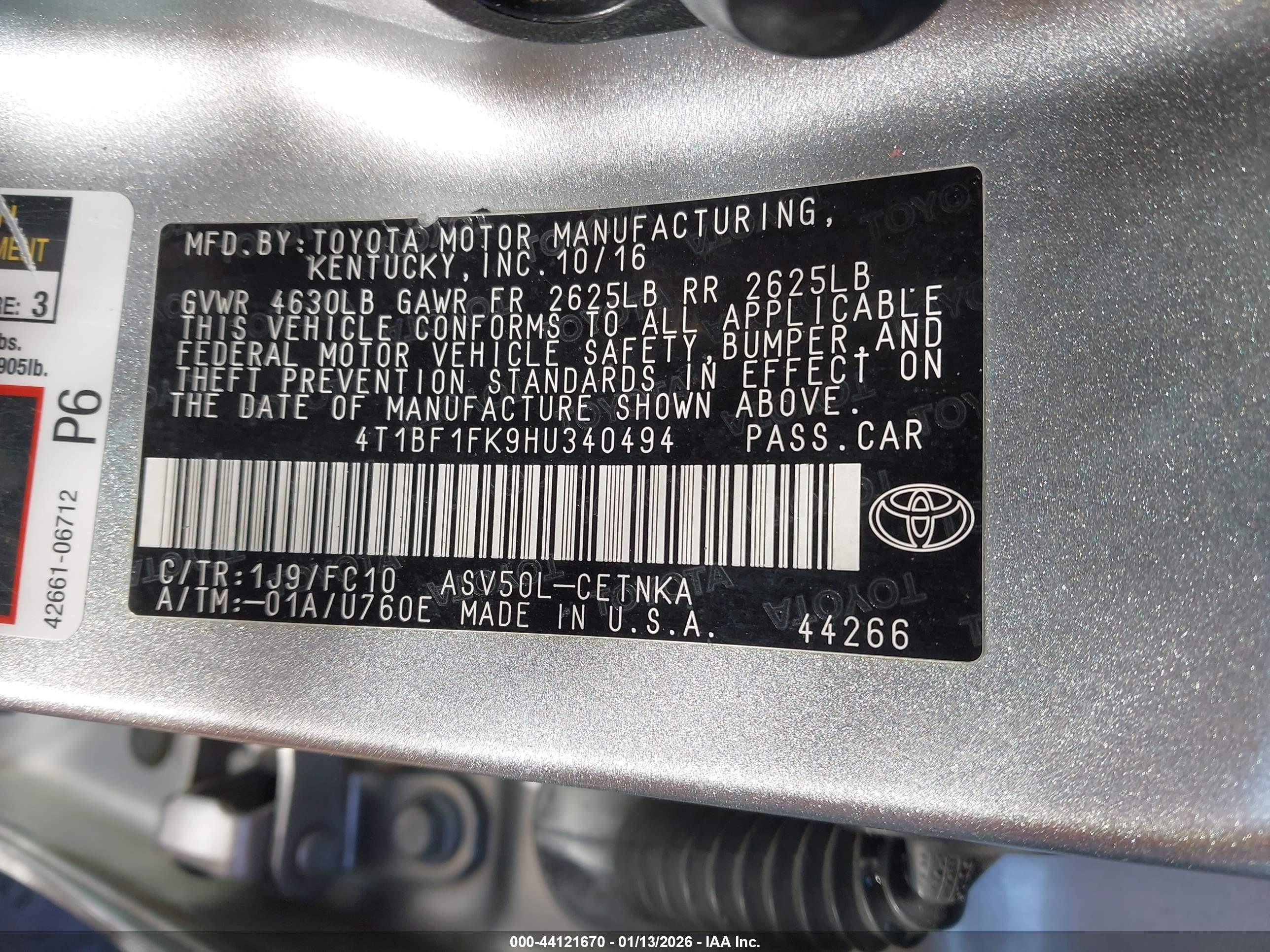 TOYOTA CAMRY image 9