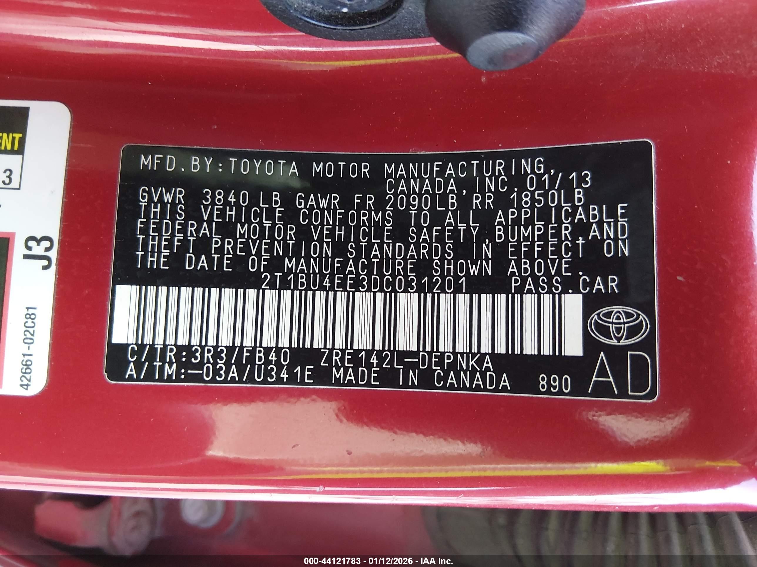 TOYOTA COROLLA image 9