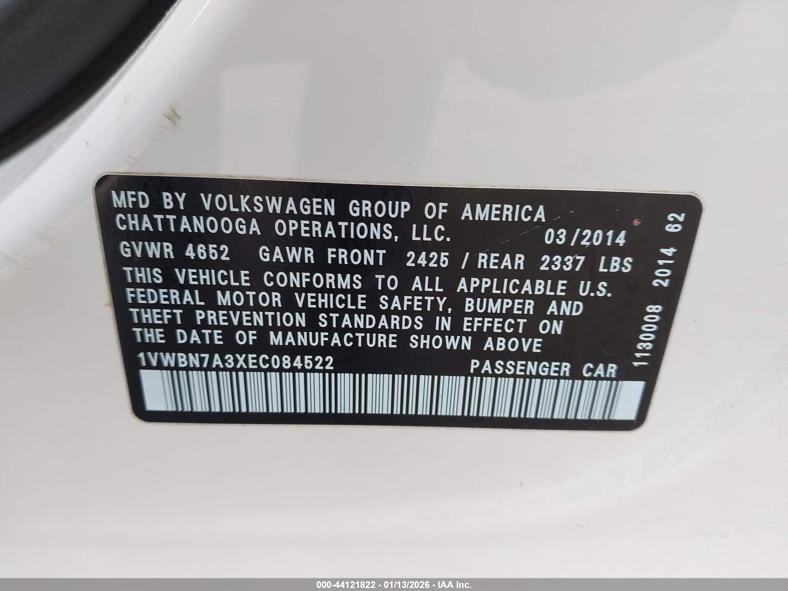 VOLKSWAGEN PASSAT image 9
