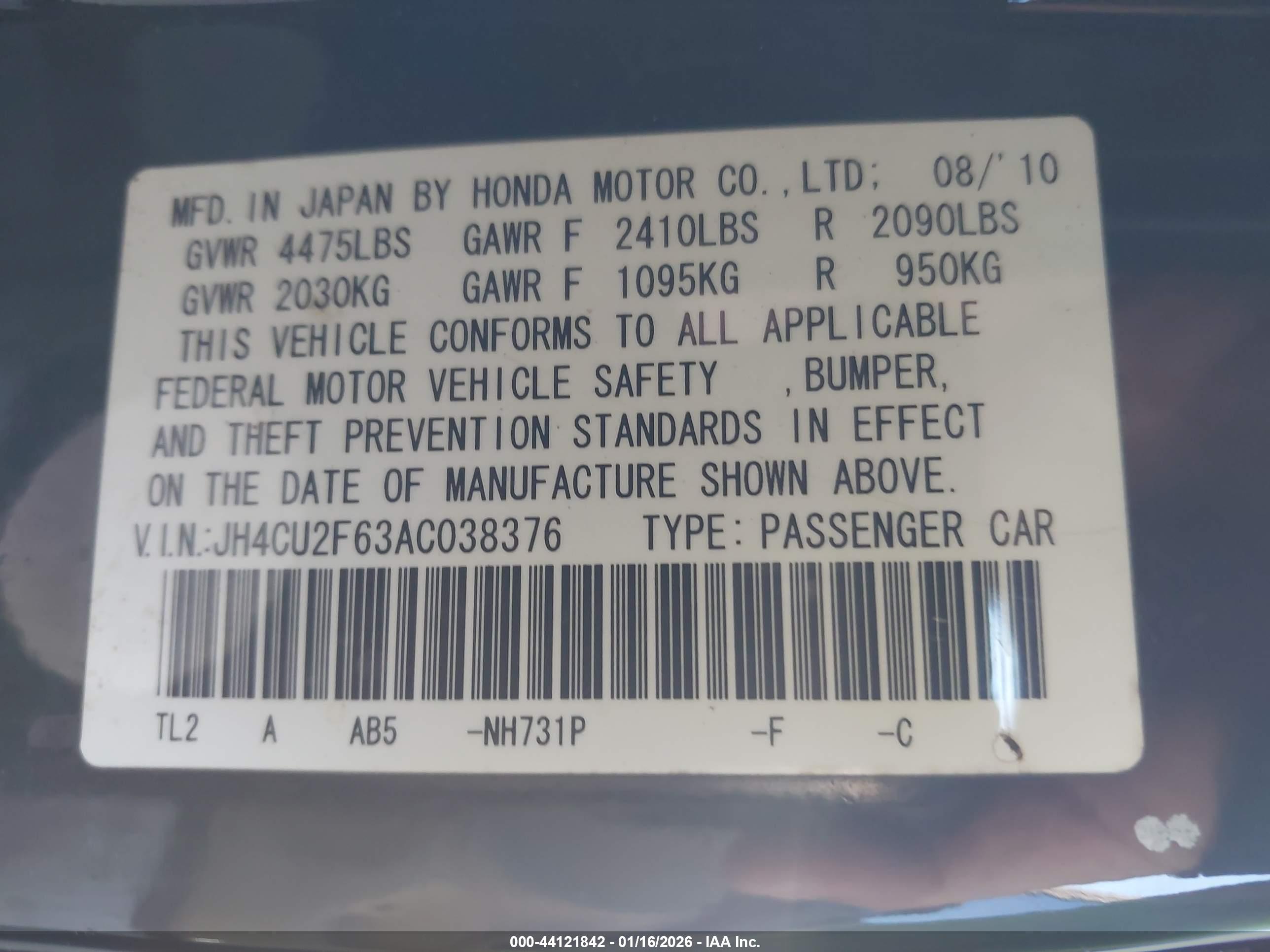 ACURA TSX image 9