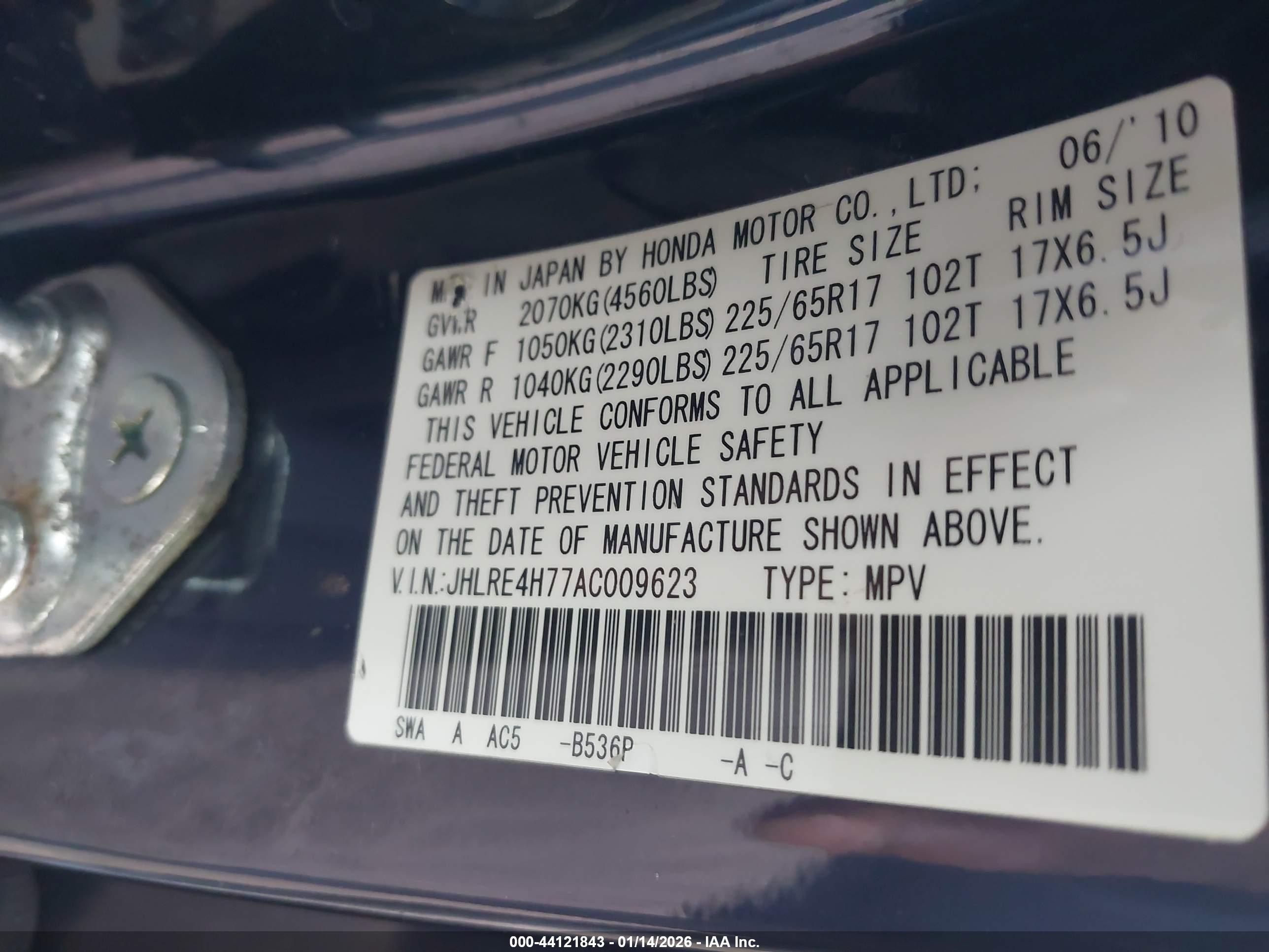 HONDA CR-V image 9