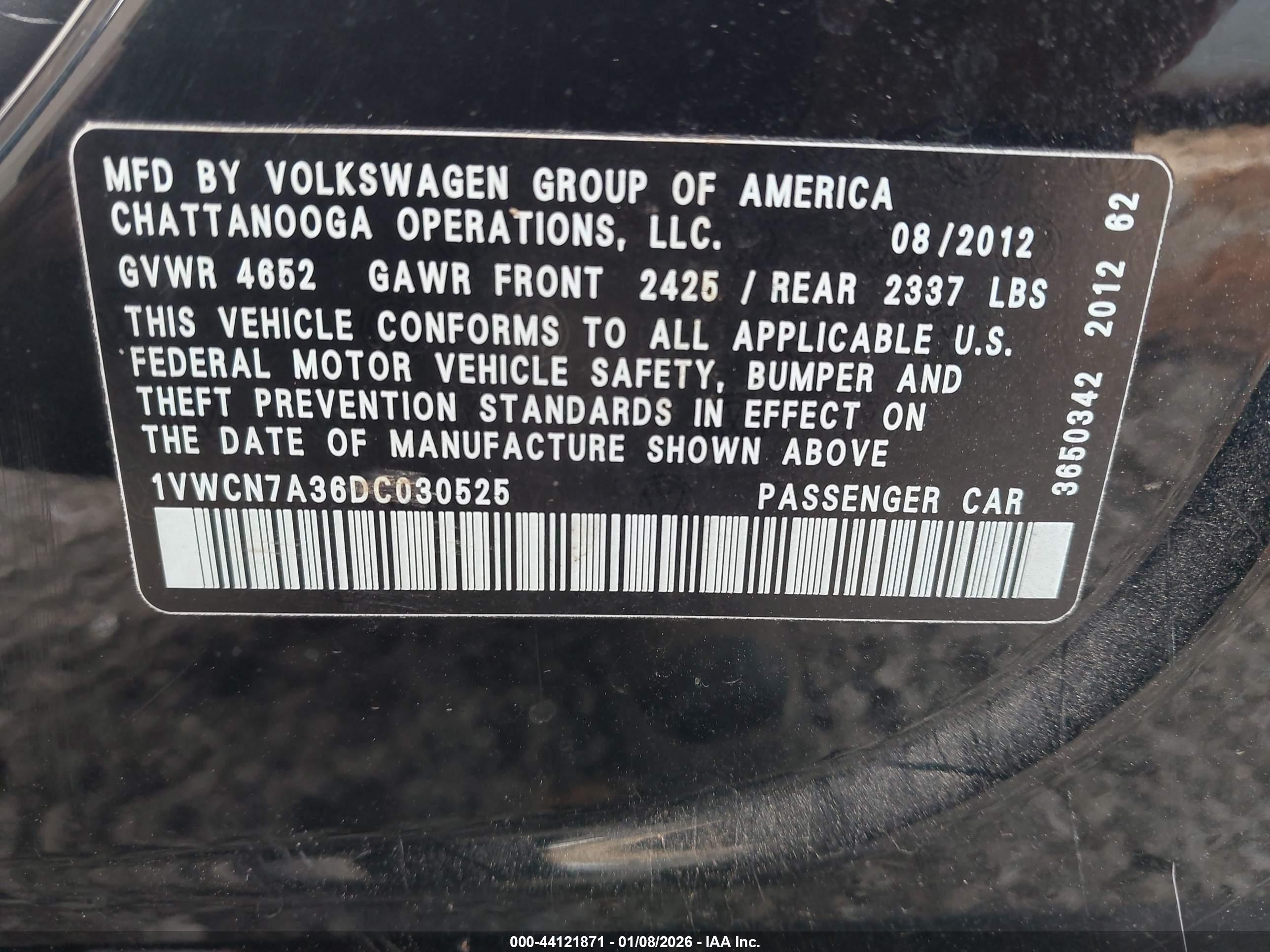 VOLKSWAGEN PASSAT image 9