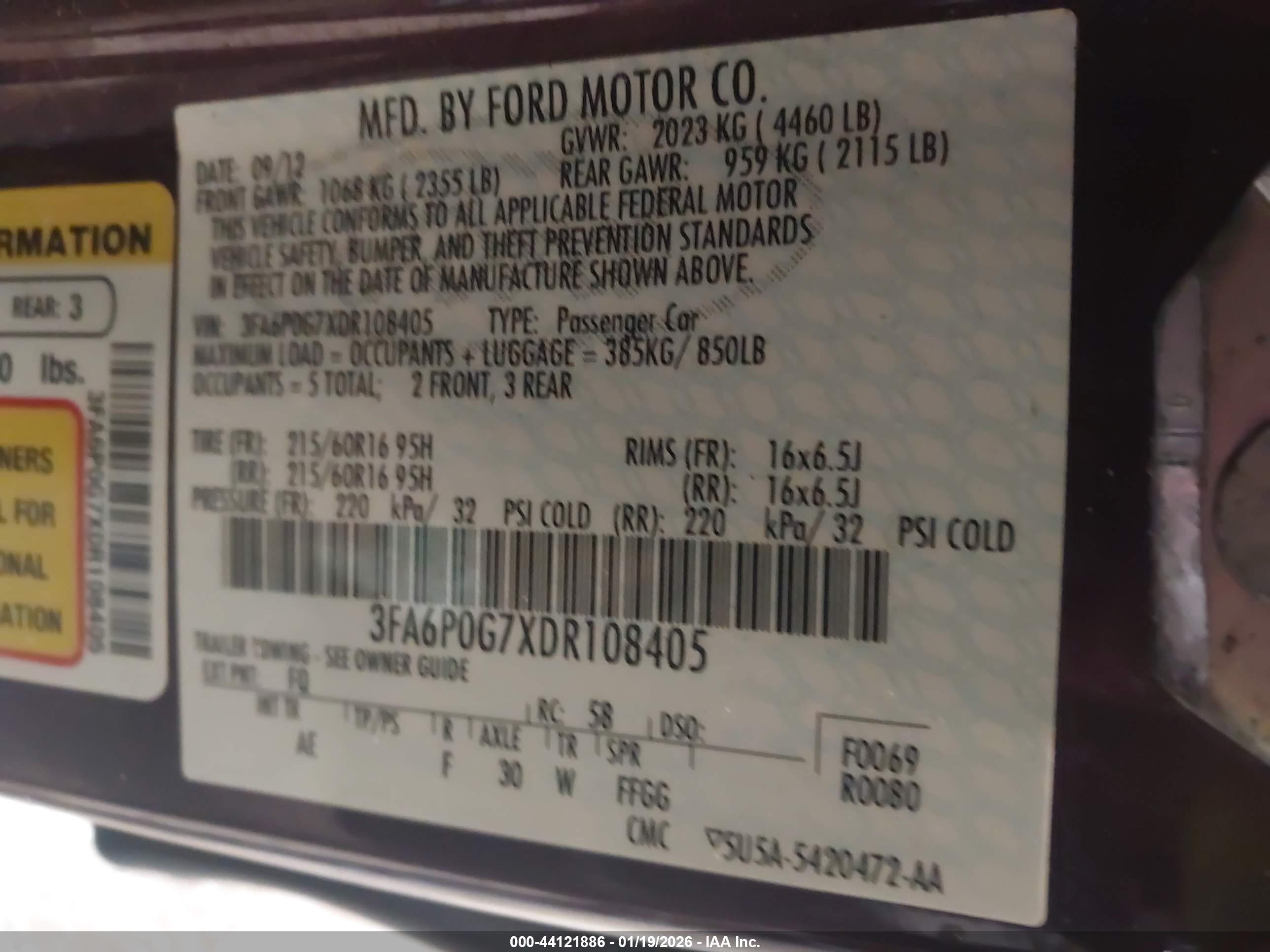 FORD FUSION image 9