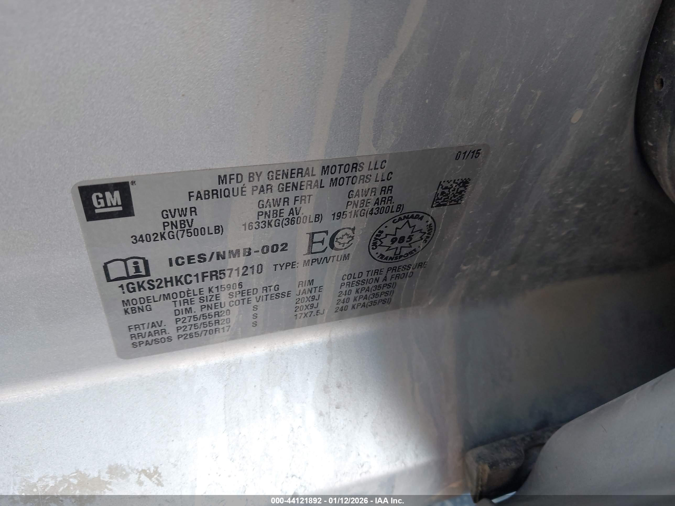 GMC YUKON image 9
