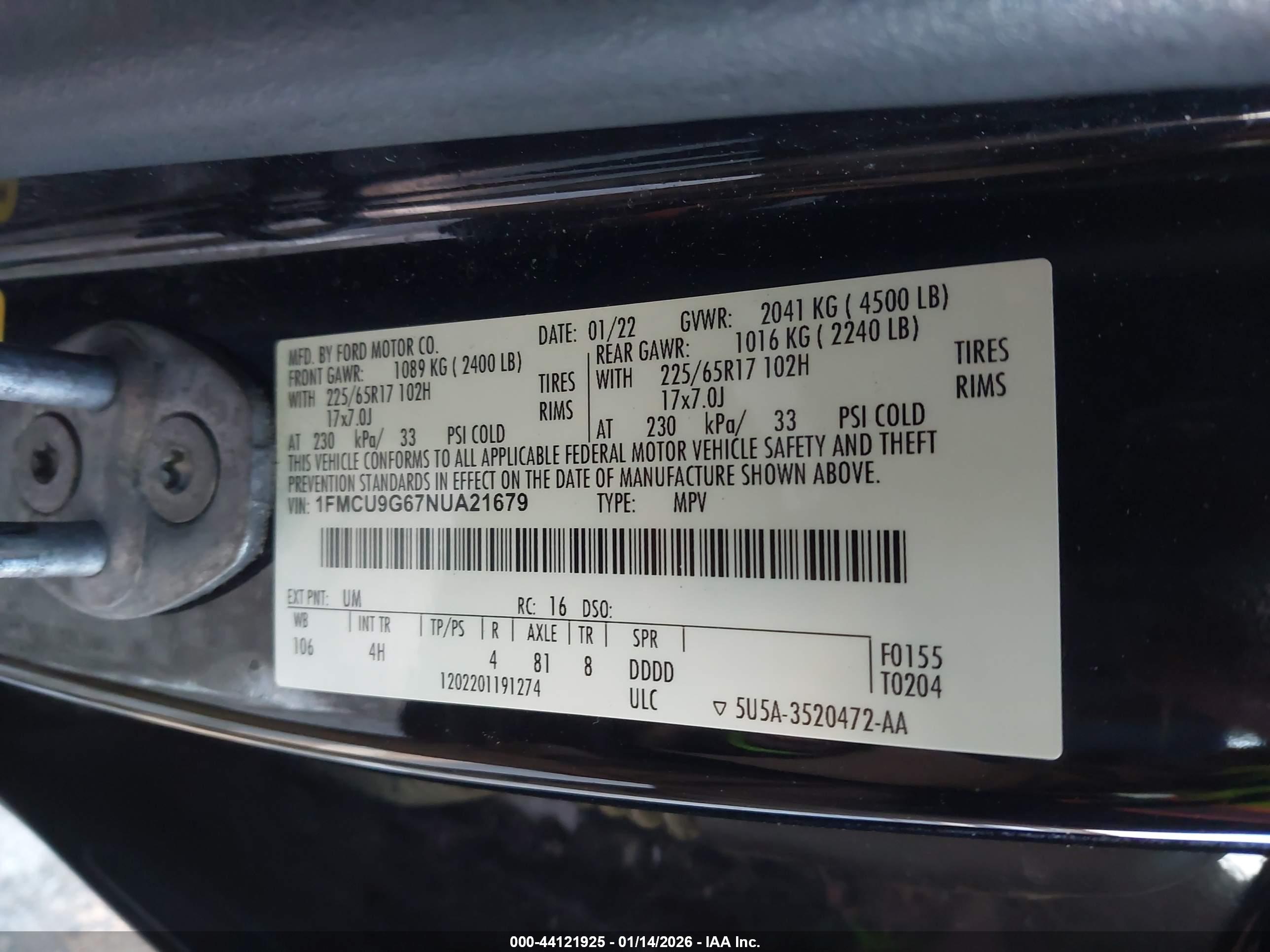 FORD ESCAPE image 9