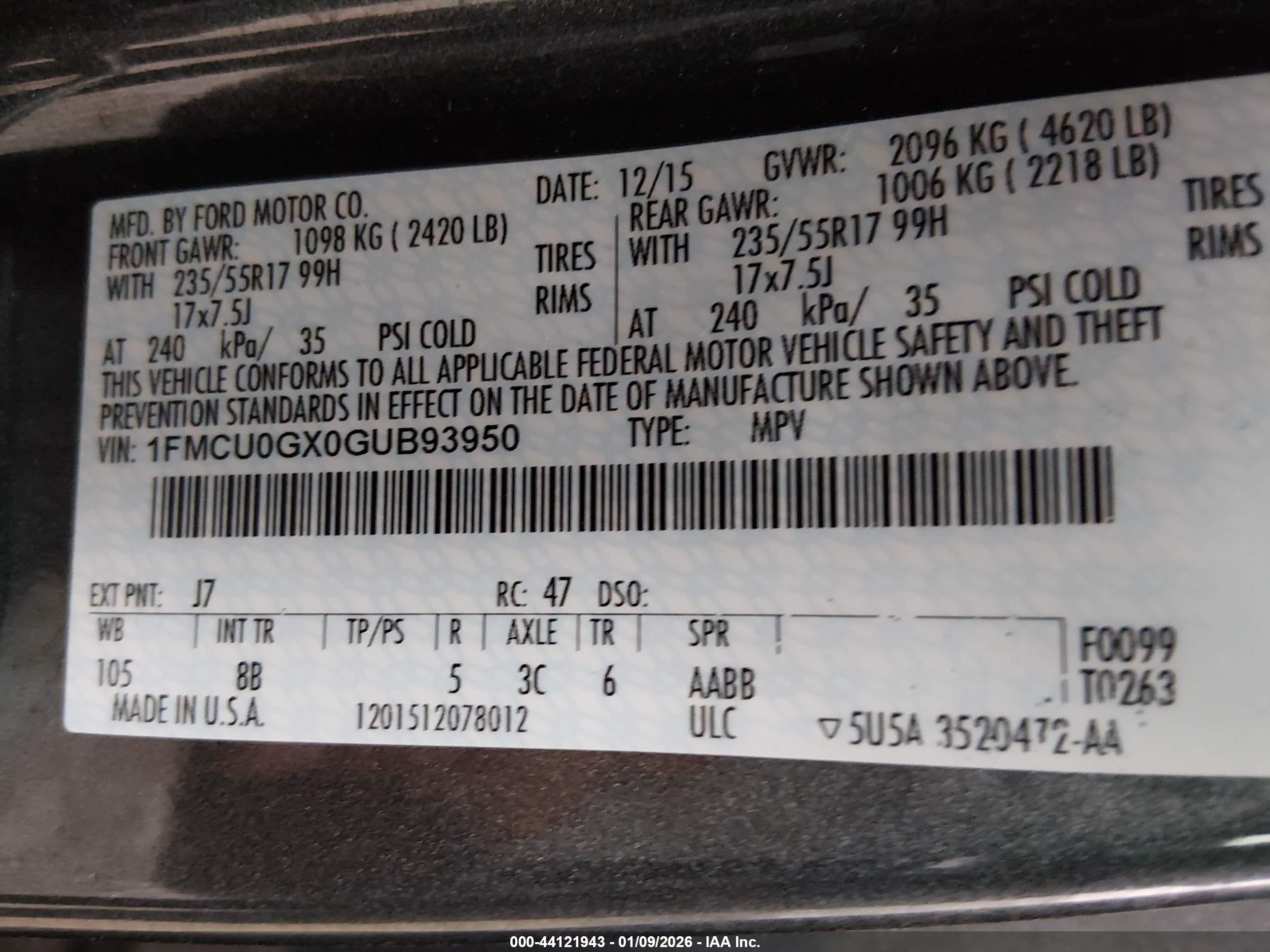 FORD ESCAPE image 9