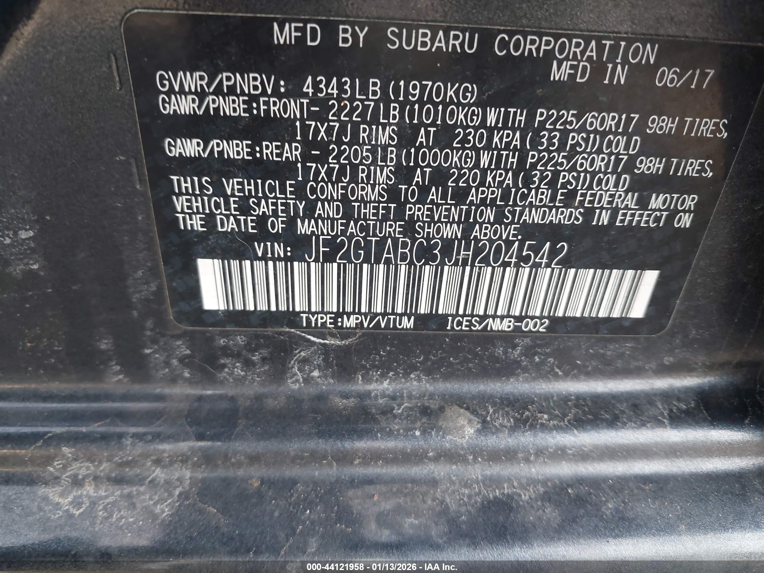 SUBARU CROSSTREK image 9