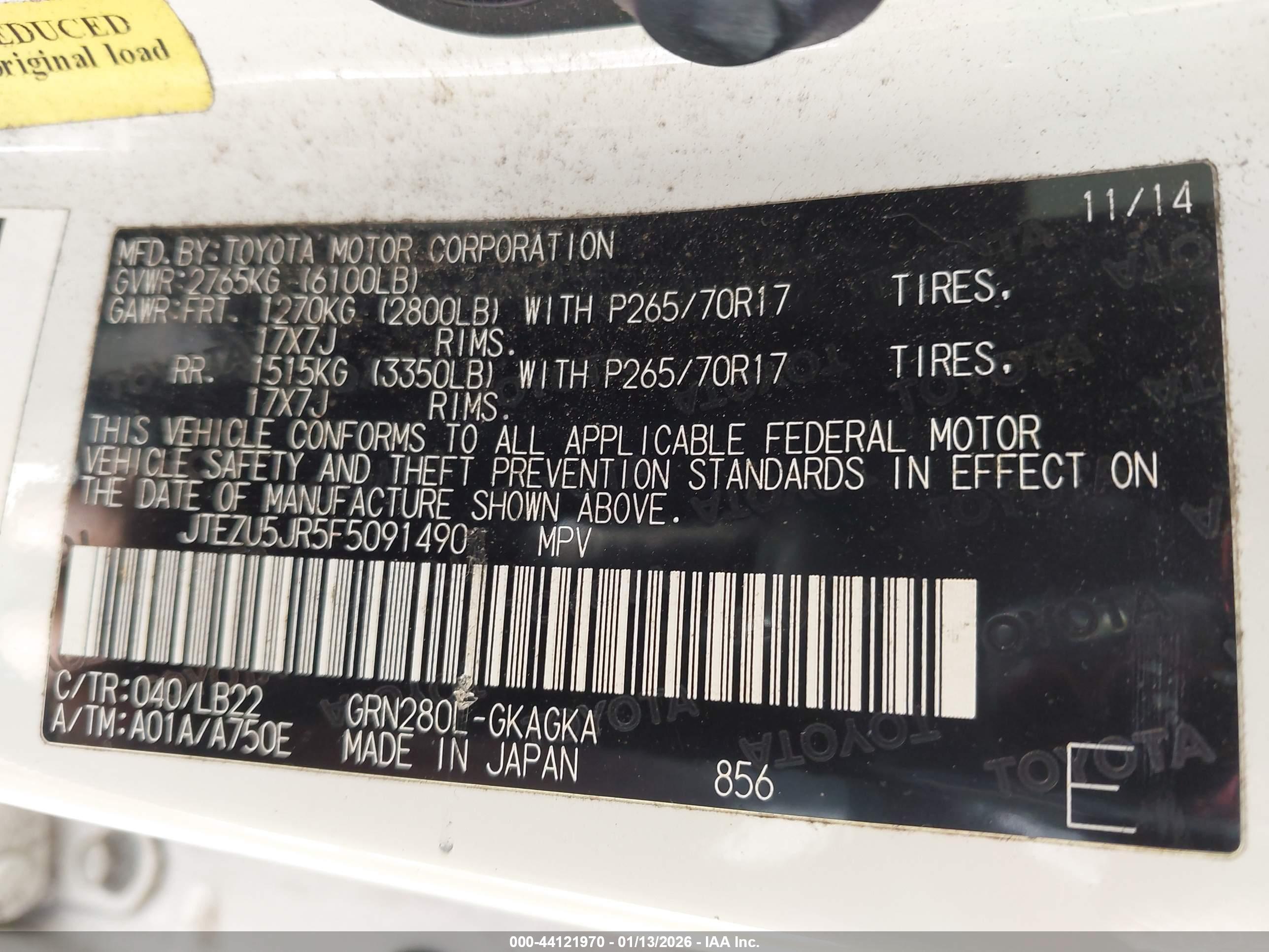 TOYOTA 4RUNNER image 9