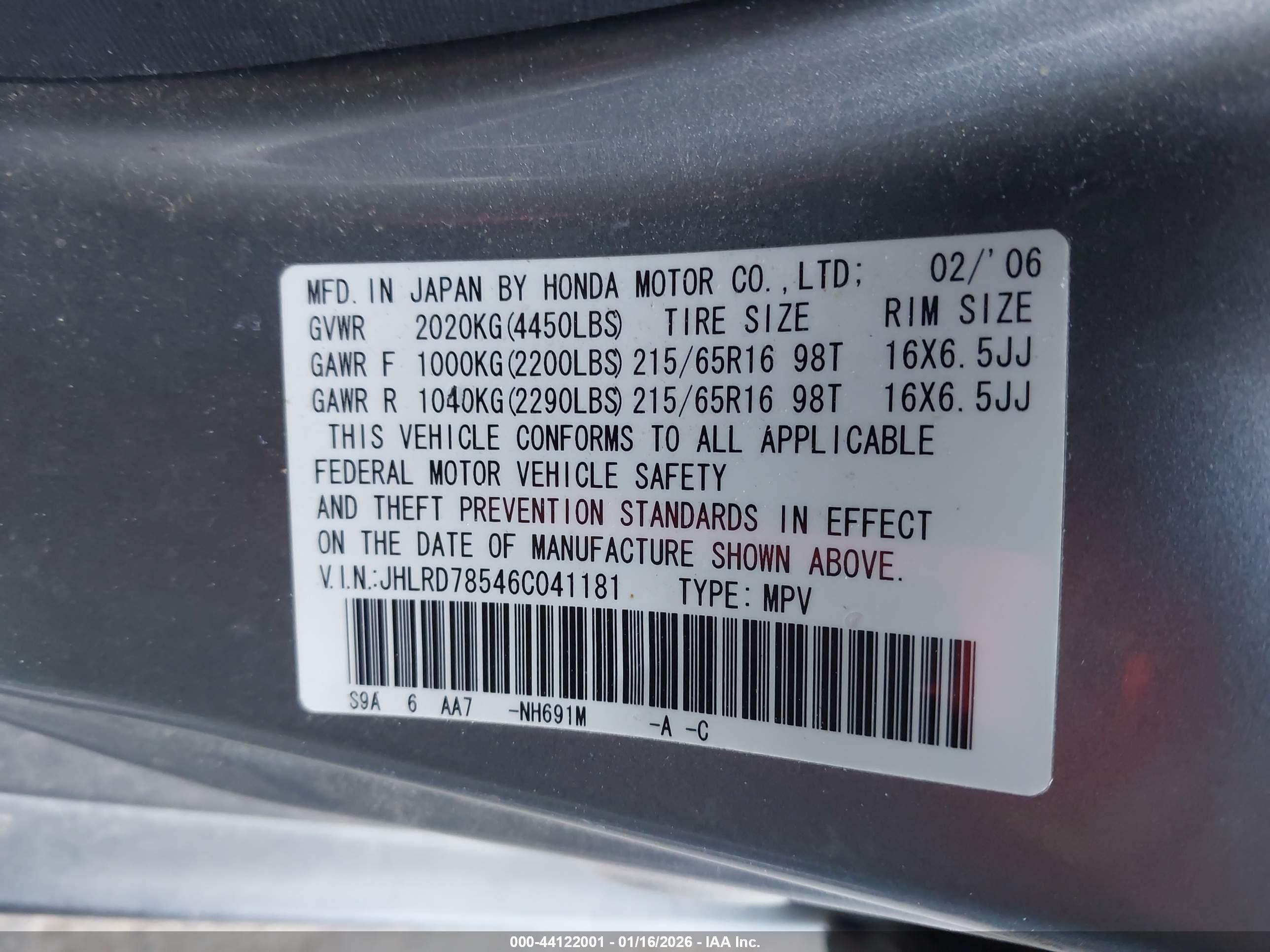 HONDA CR-V image 9
