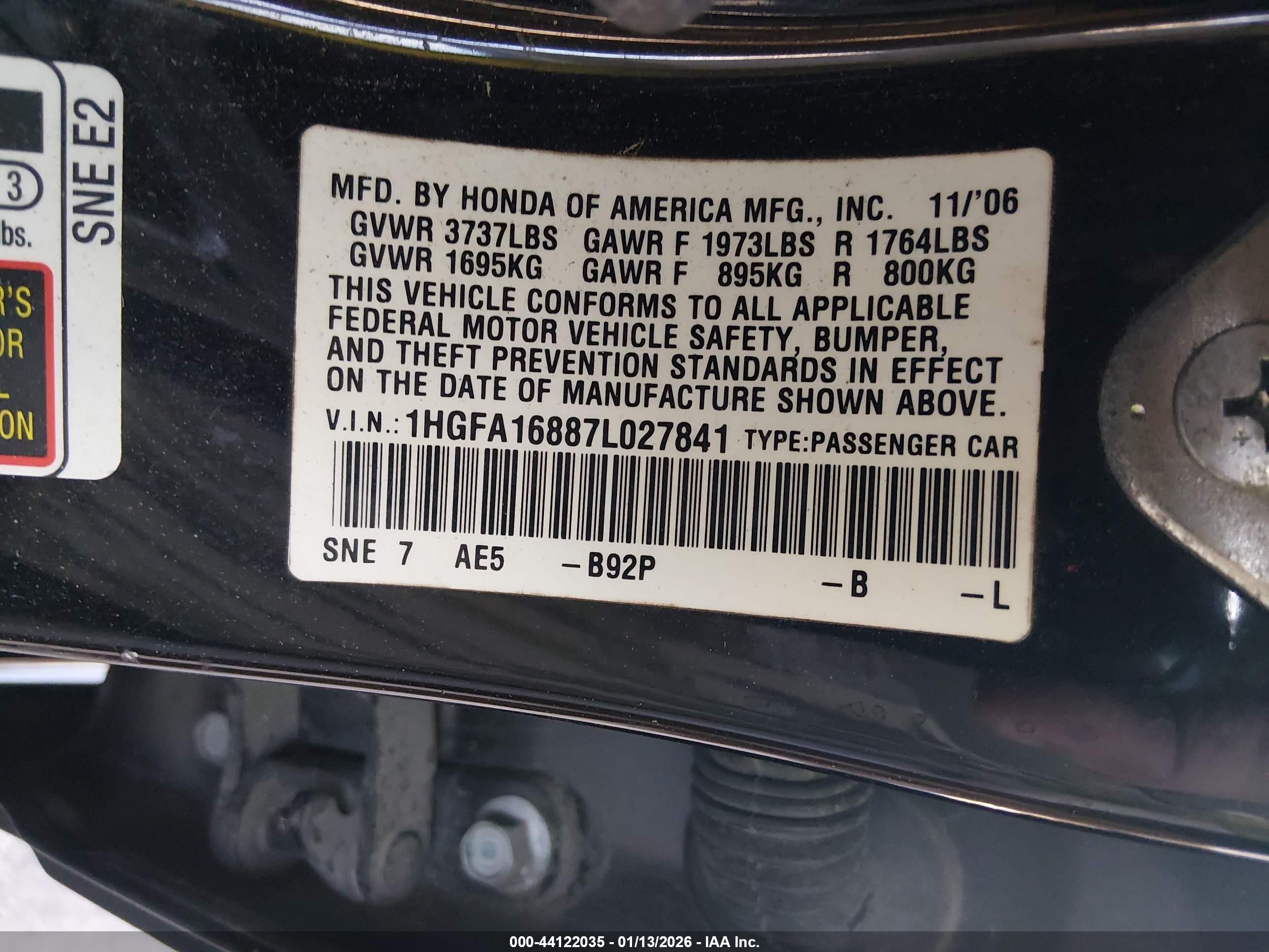 HONDA CIVIC image 9