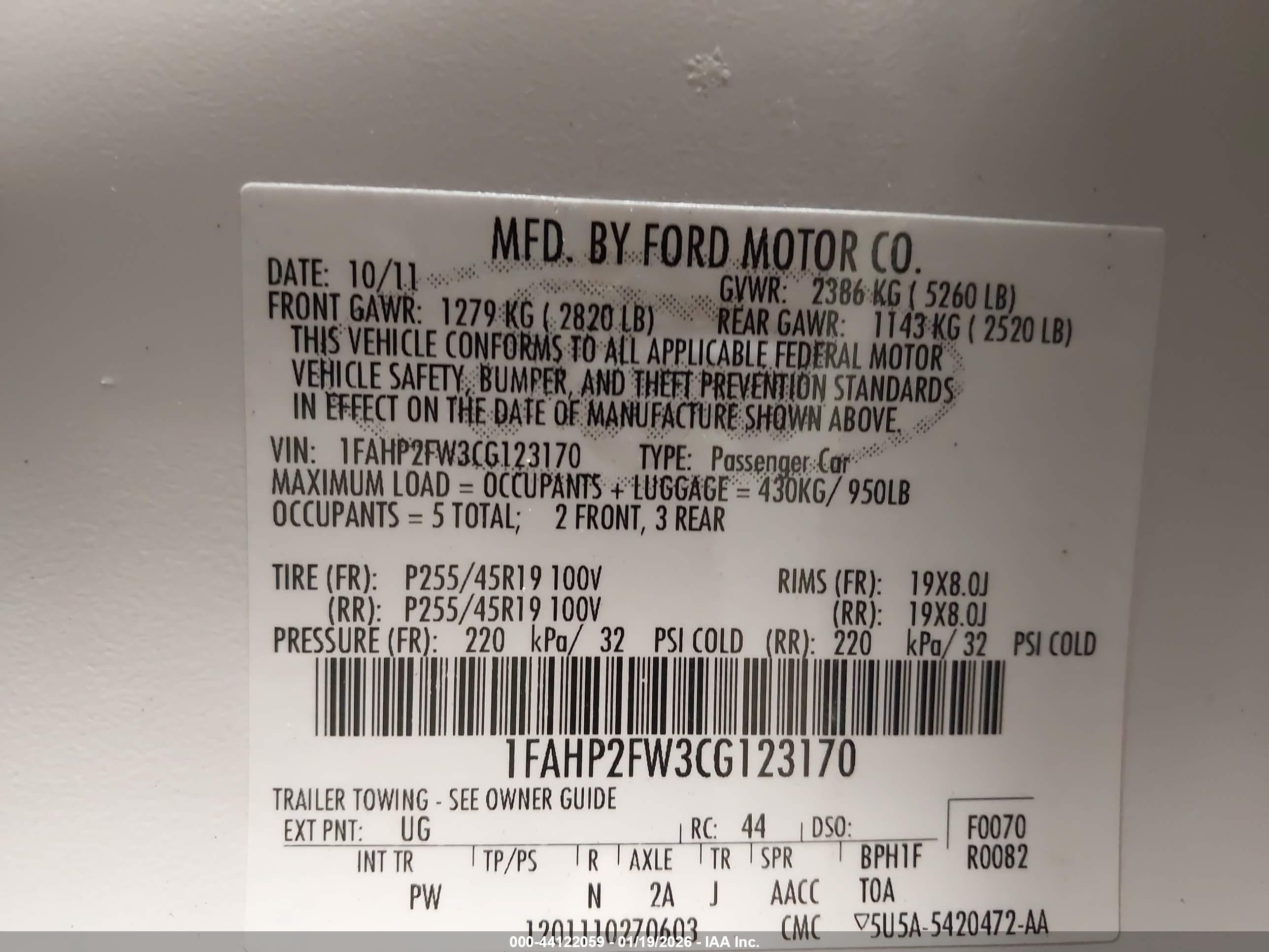 FORD TAURUS image 9