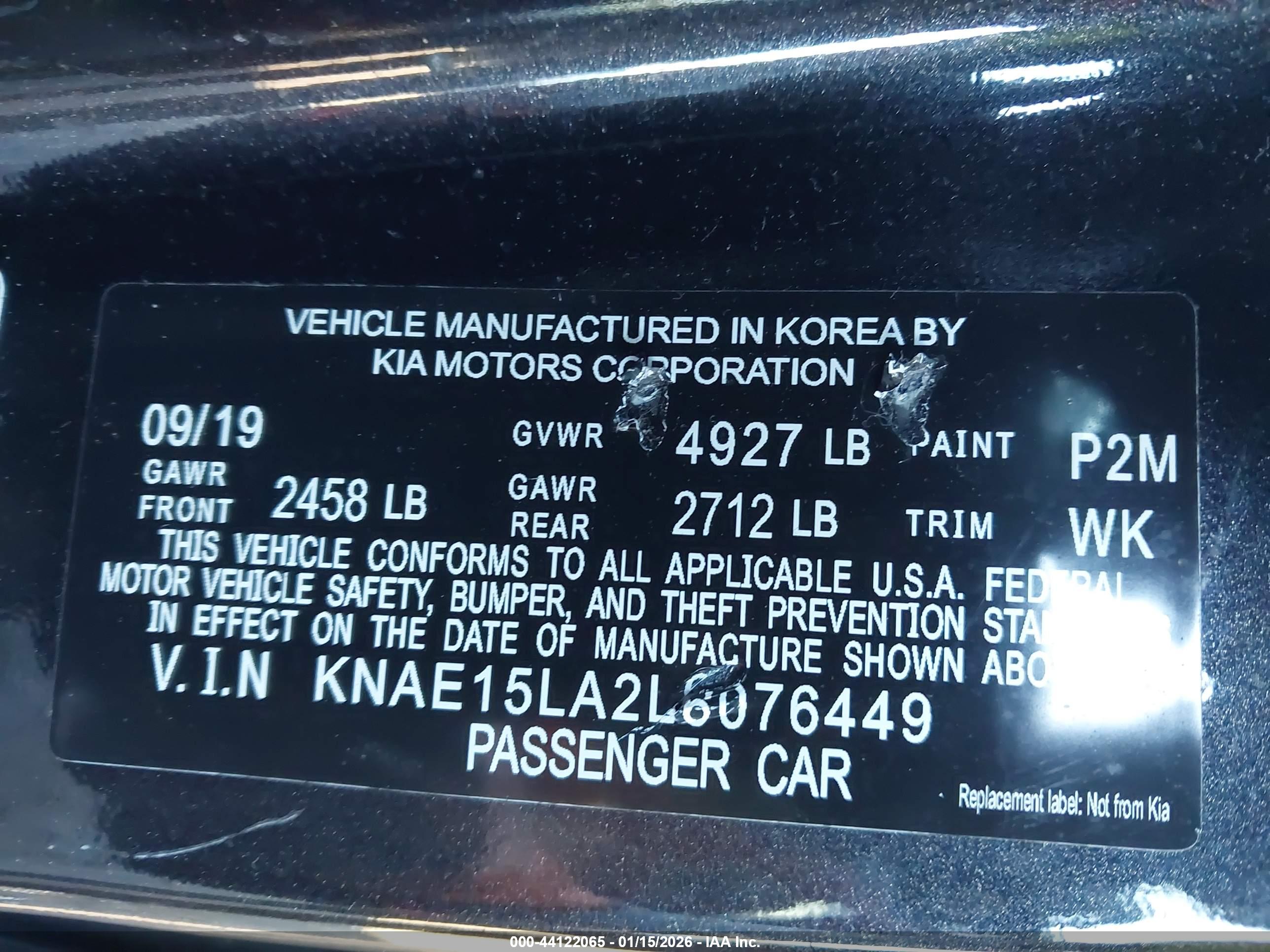 KIA STINGER image 9