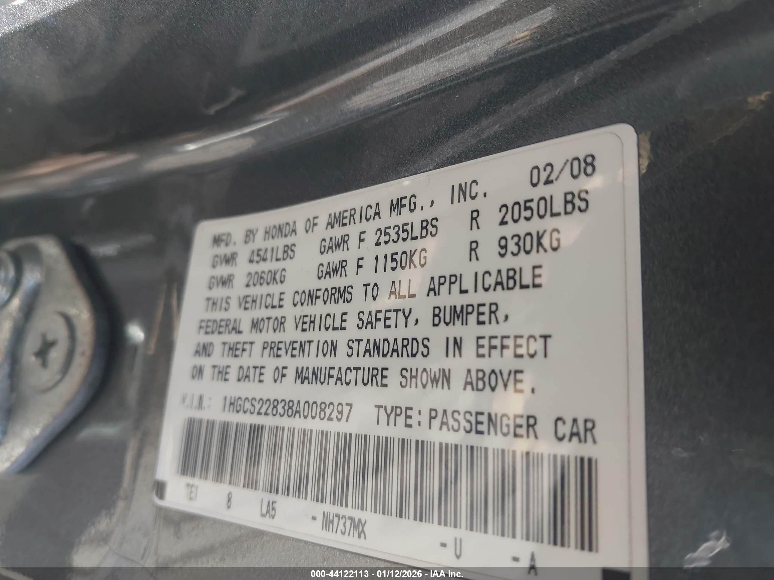 HONDA ACCORD image 9