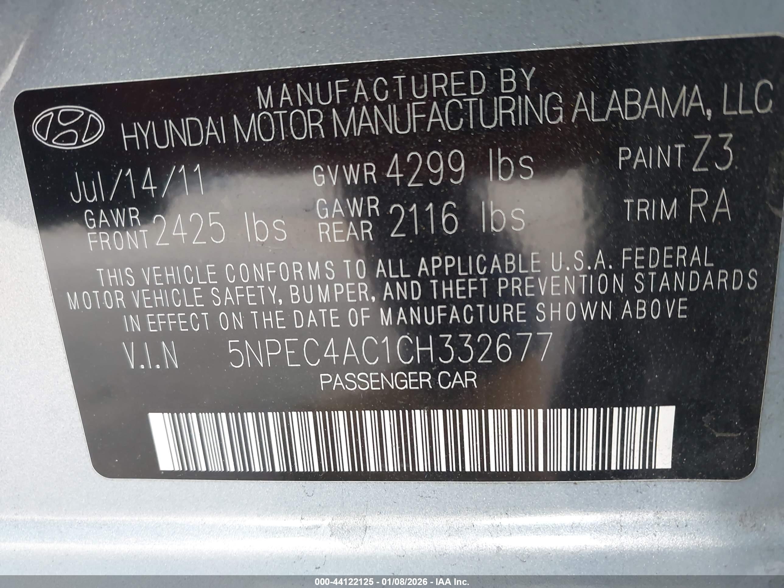 HYUNDAI SONATA image 9